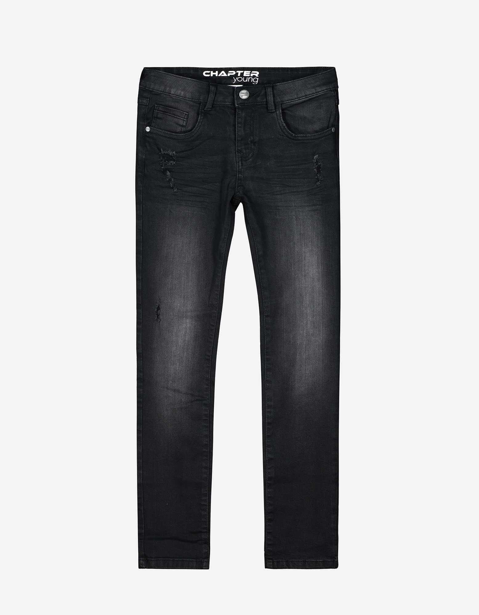 Kinder Jeans - Skinny Fit, Takko, schwarz