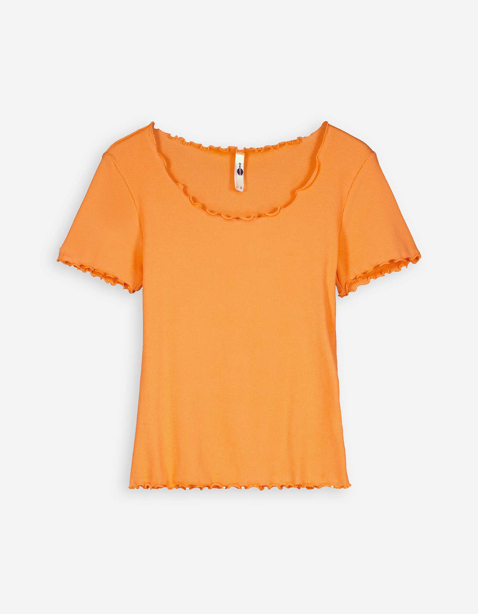 Damen T-Shirt - Baumwoll-Mix, Takko, orange XS