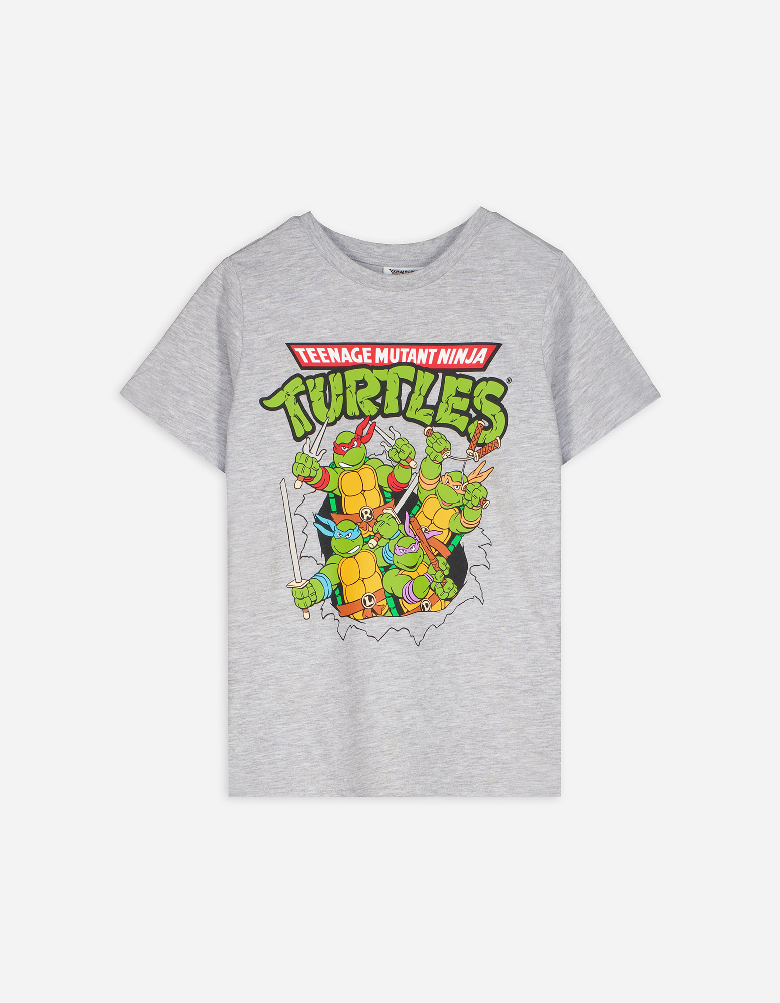 Kinder T-Shirt - Ninja Turtles, Takko, hellgrau