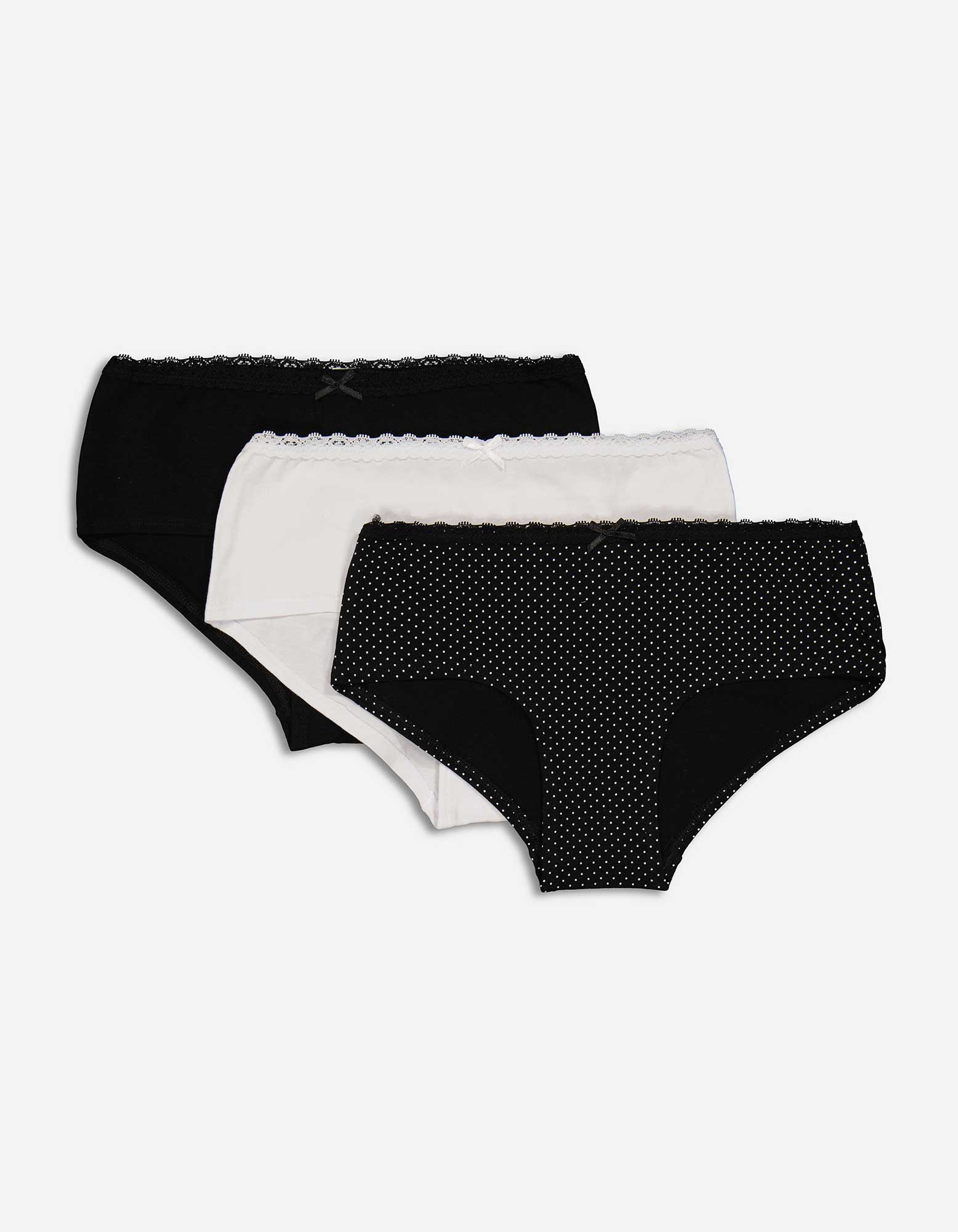 Damen Panty - 3er-Pack, Takko, schwarz XL