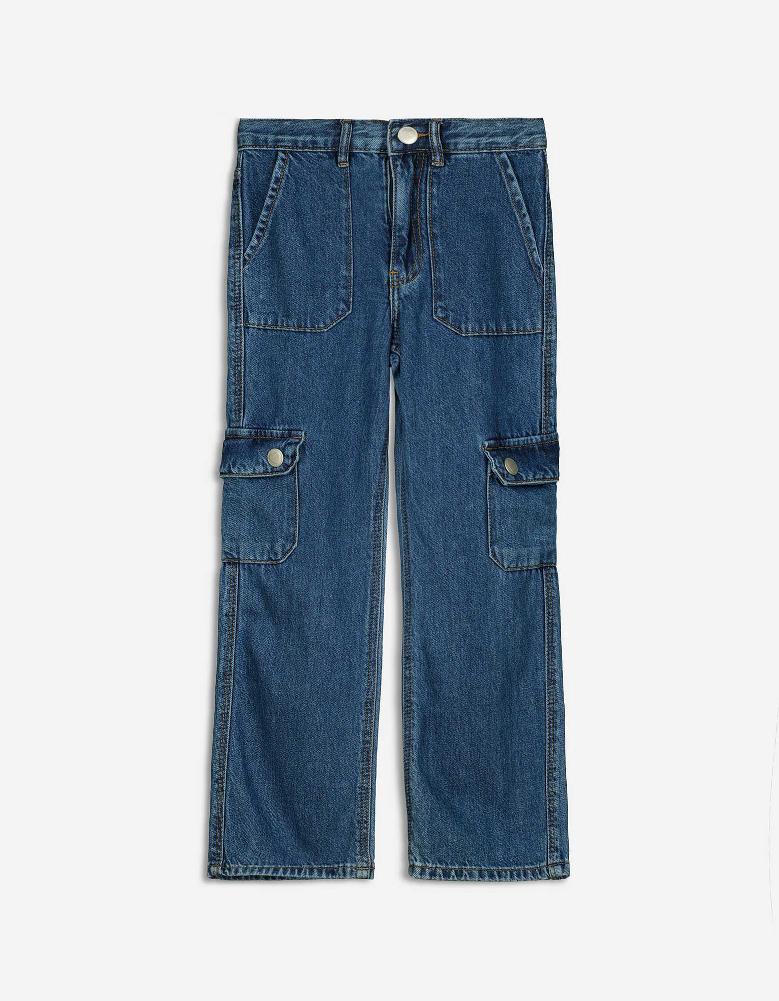 Kinder Jeans - Bootcut Fit, Takko, blau