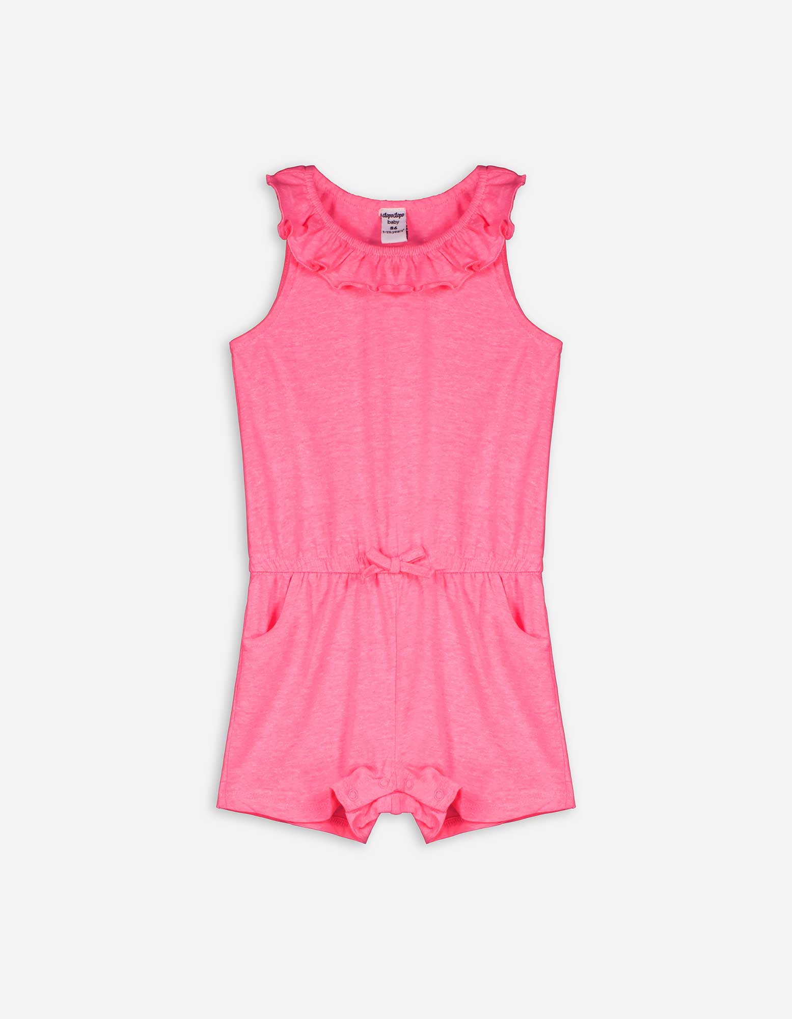 Baby Jumpsuit - Schleifenapplikation, Takko, pink