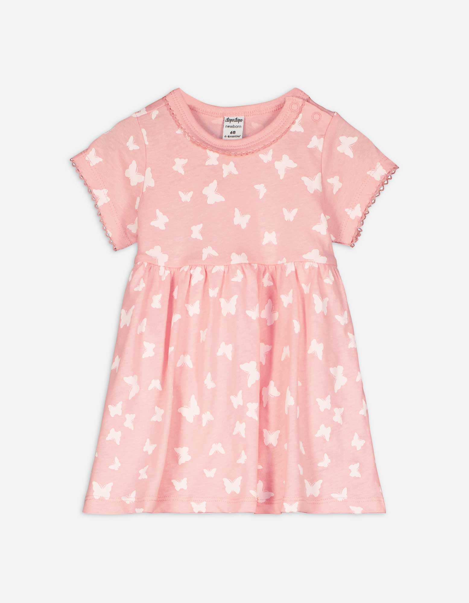 Baby Kleid - Häkelspitze, Takko, rosa