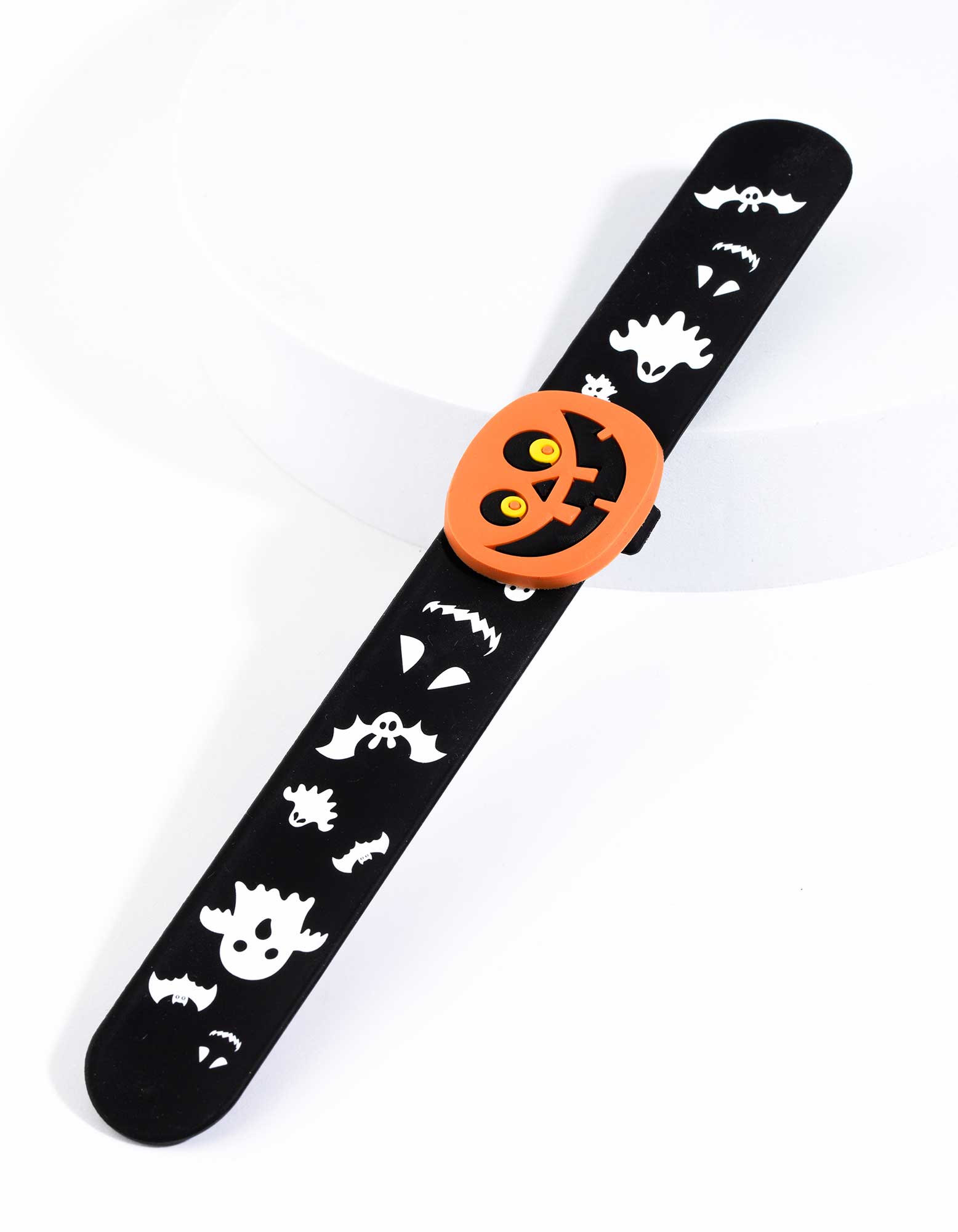 Kinder Slap-Armband - Halloween, Takko, schwarz onesize