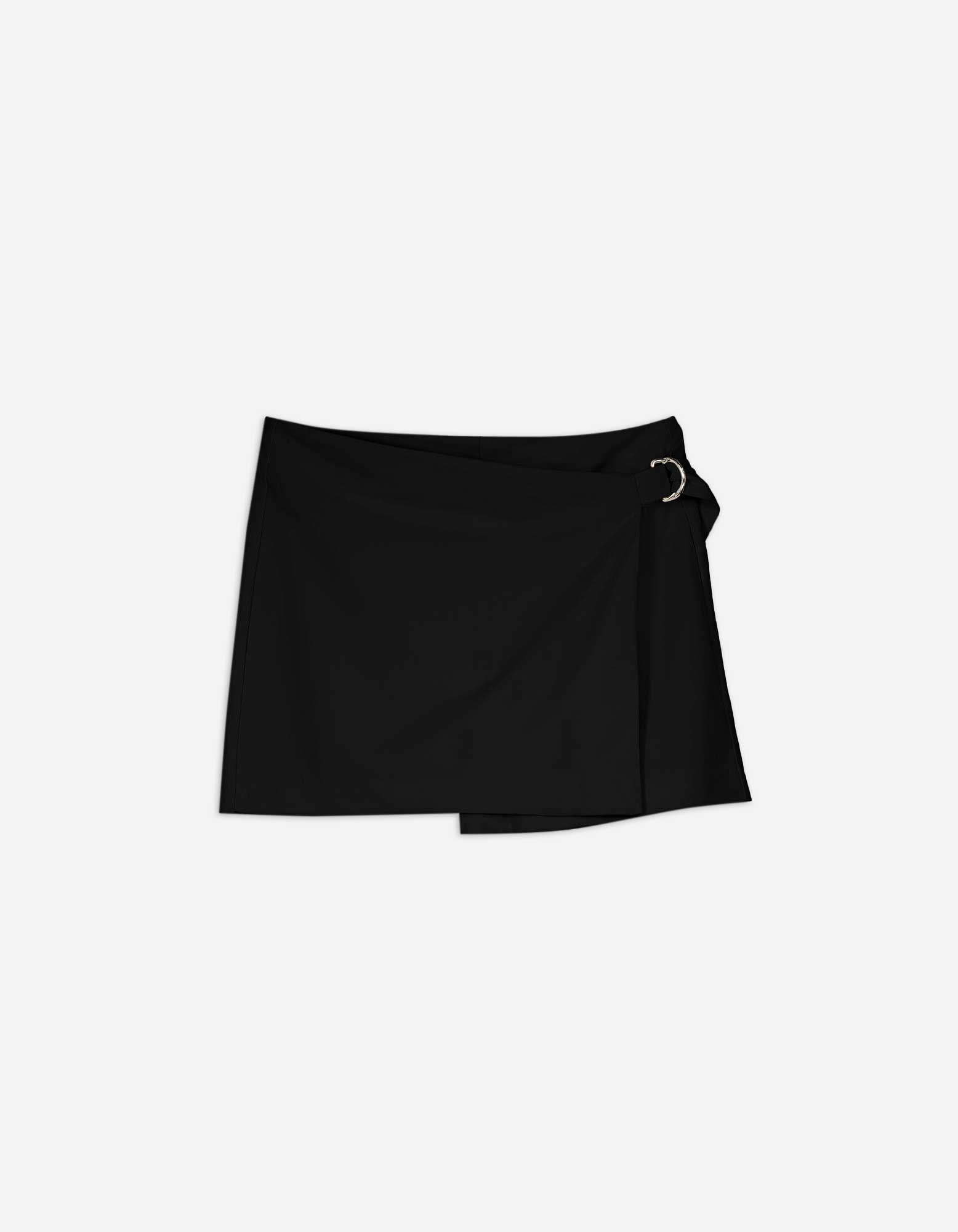 Damen Skort - Viskose-Mix - schwarz, Takko, schwarz 38