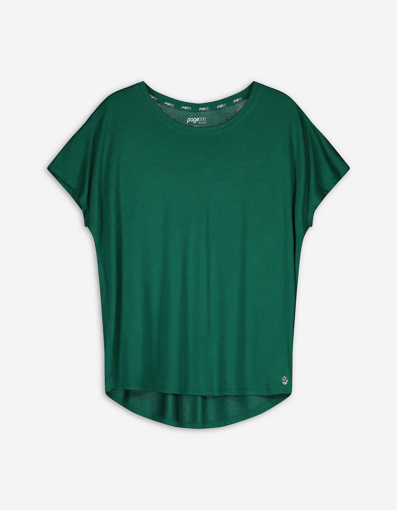 Damen T-Shirt - Modal-Anteil, Takko, dunkelgrün S