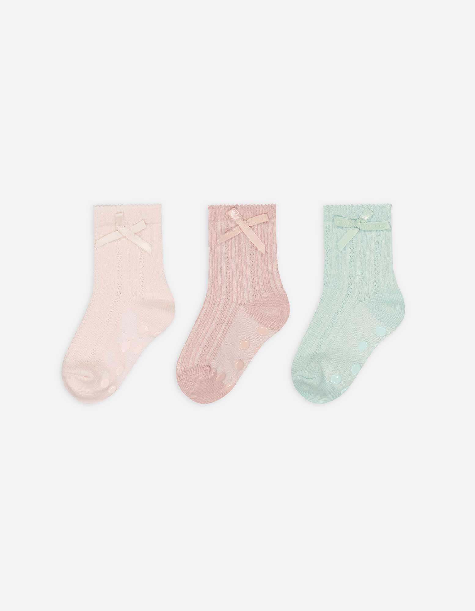 Baby Socken - 3er-Pack, Takko, rosa