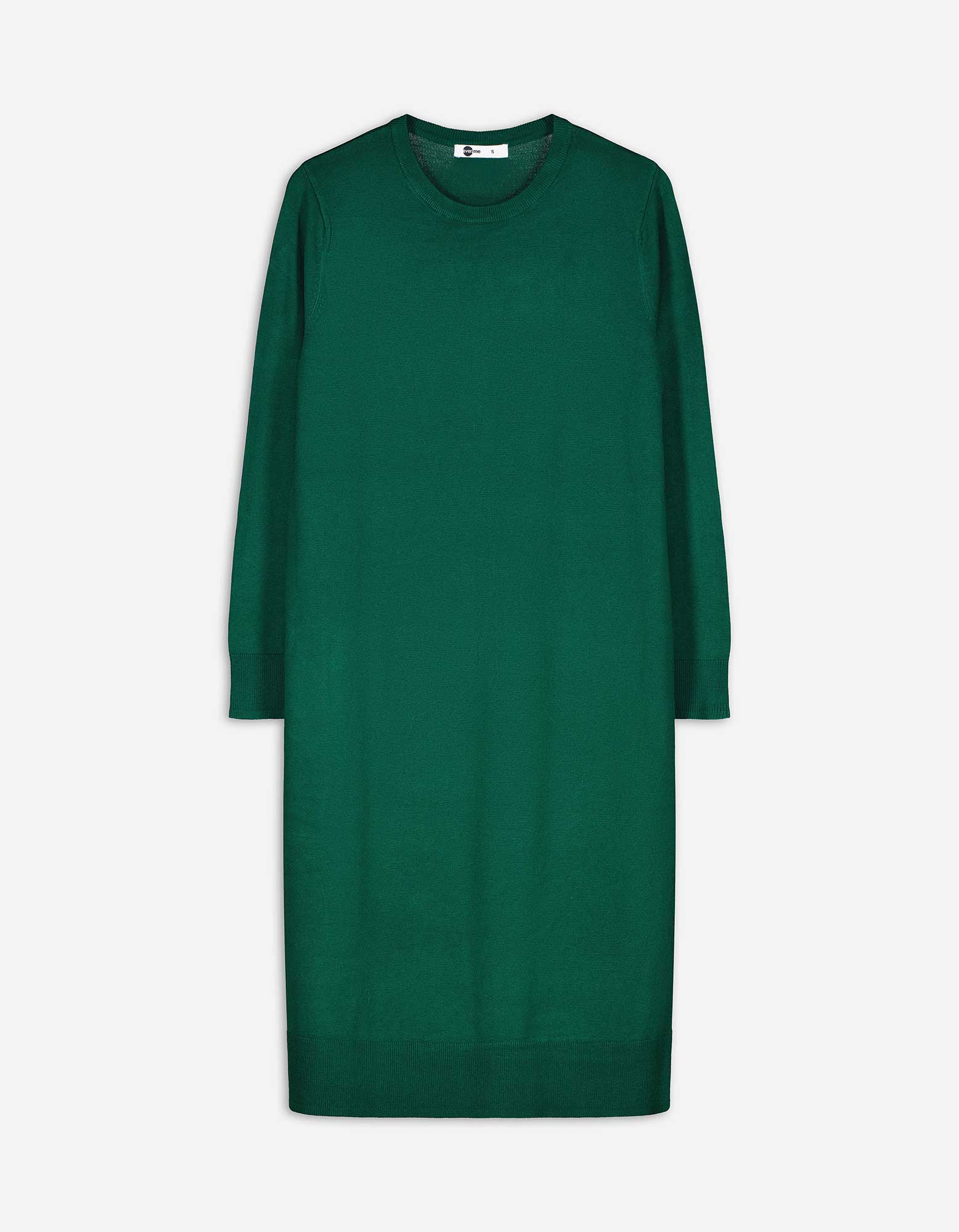 Damen Strickkleid - LENZING™ ECOVERO™, Takko, dunkelgrün L