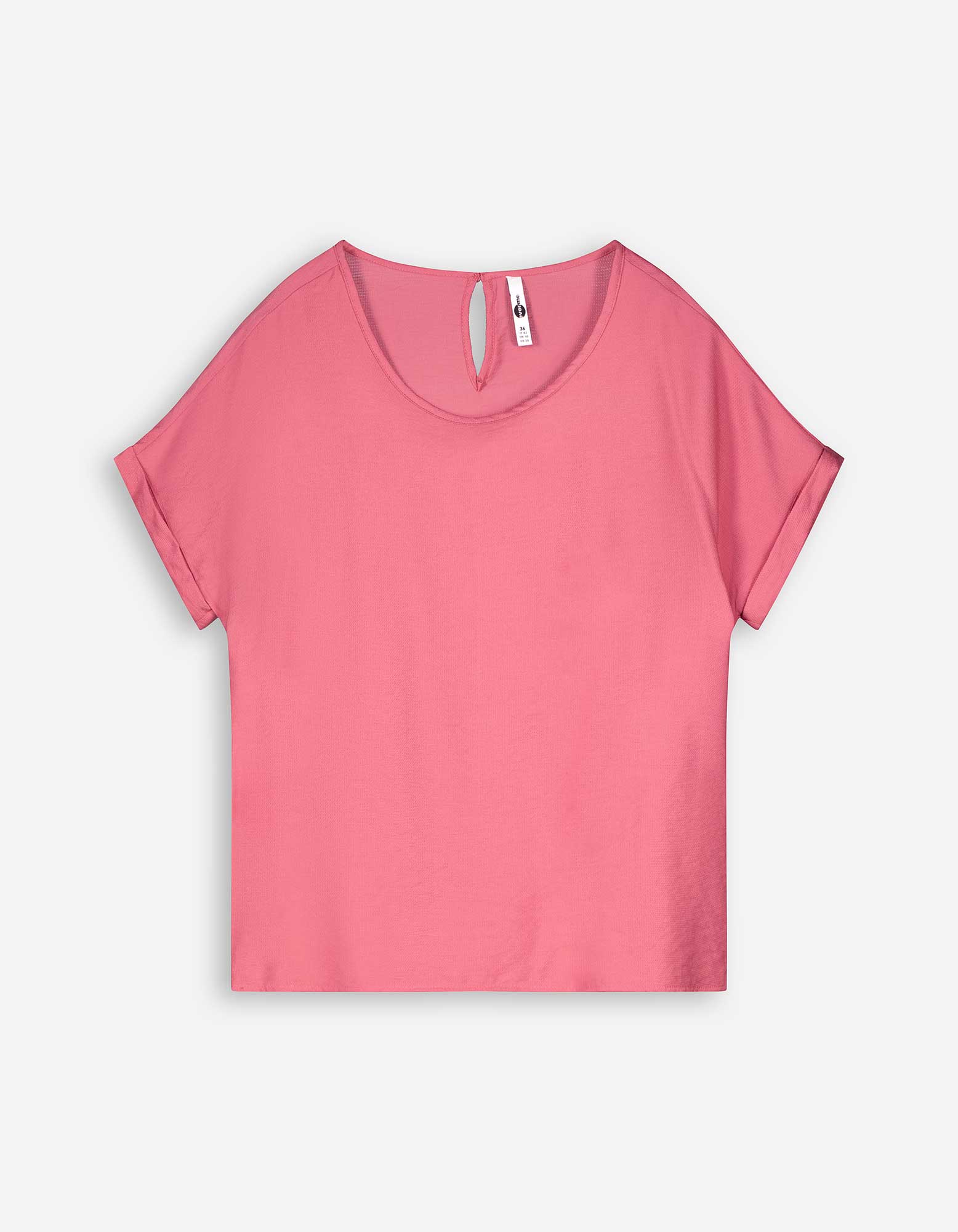 Damen T-Shirt - LENZING™ ECOVERO™, Takko, rosa 44