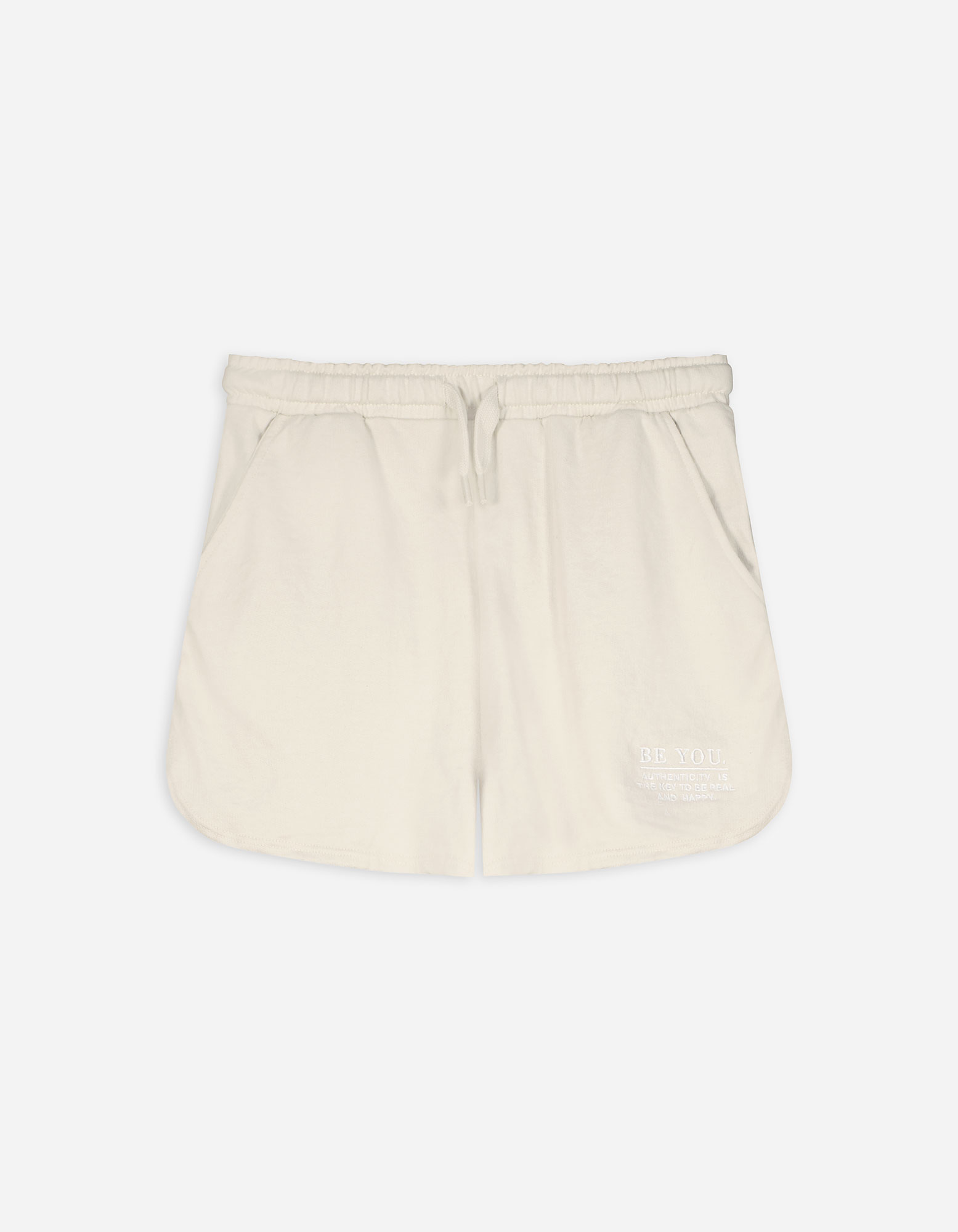 Kinder Shorts - Stickereien, Takko, beige