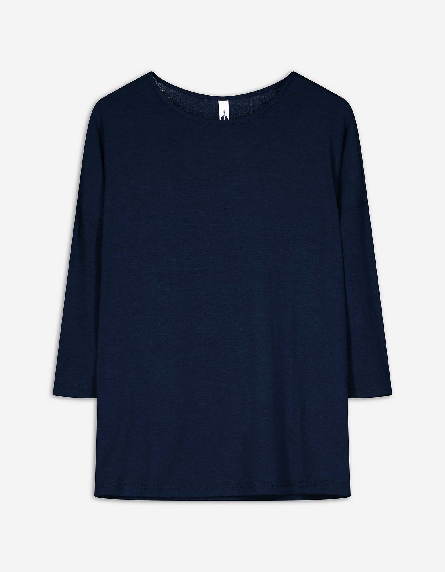 Damen Langarmshirt - Dreiviertelärmel - dunkelblau, Takko, dunkelblau XS