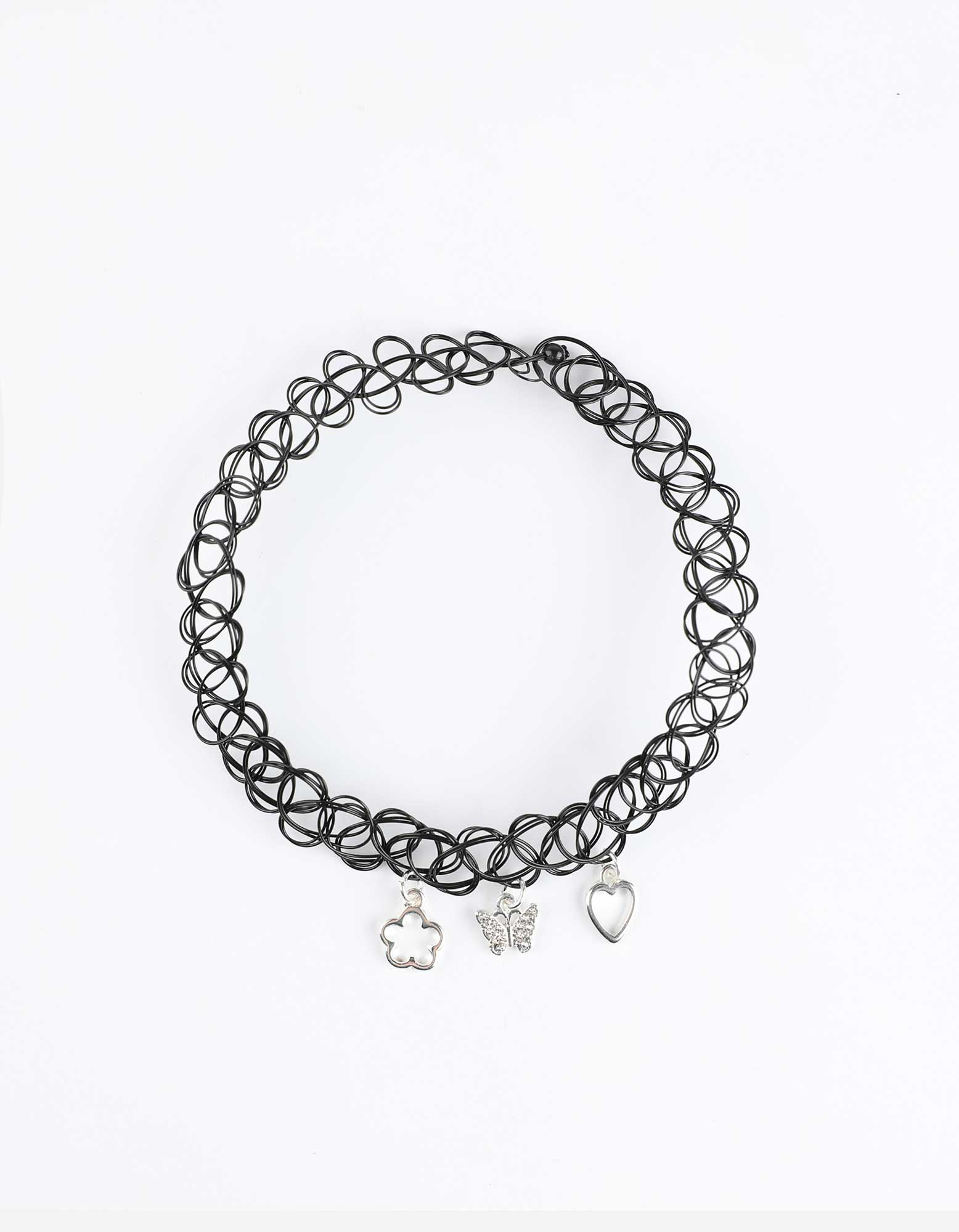 Damen Choker - Anhänger, Takko, schwarz onesize