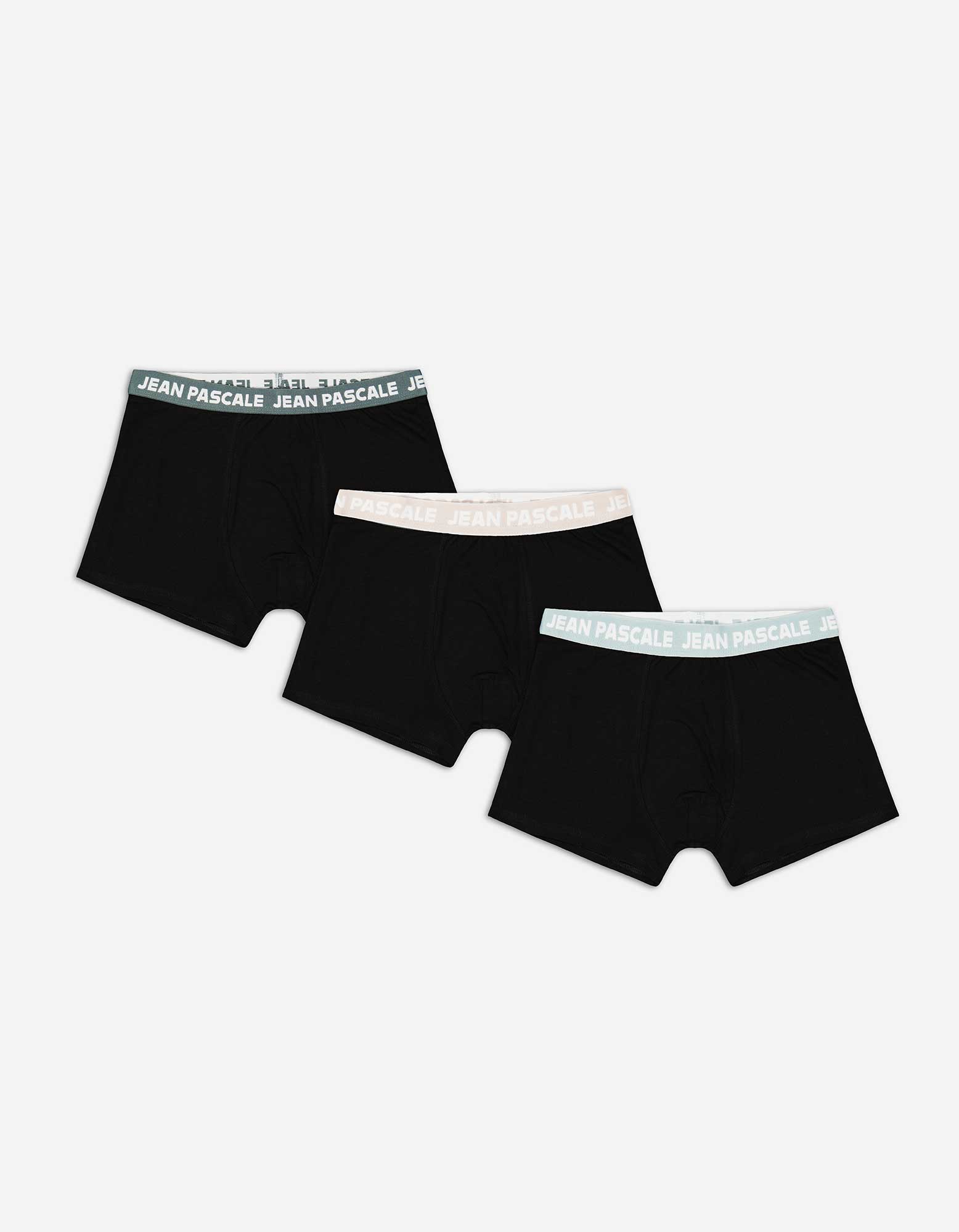 Herren Trunks - 3er-Pack, Takko, schwarz XL