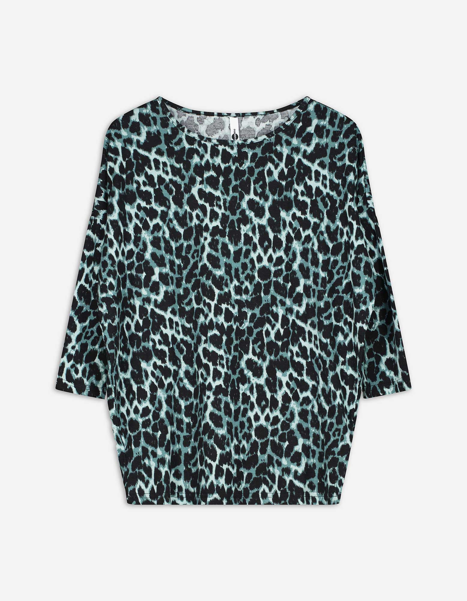 Damen Langarmshirt - Leopardenmuster, Takko, grün S