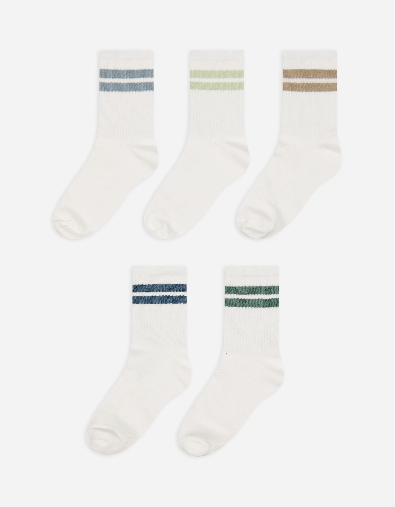 Kinder Tennissocken - 5er-Pack, Takko, weiß