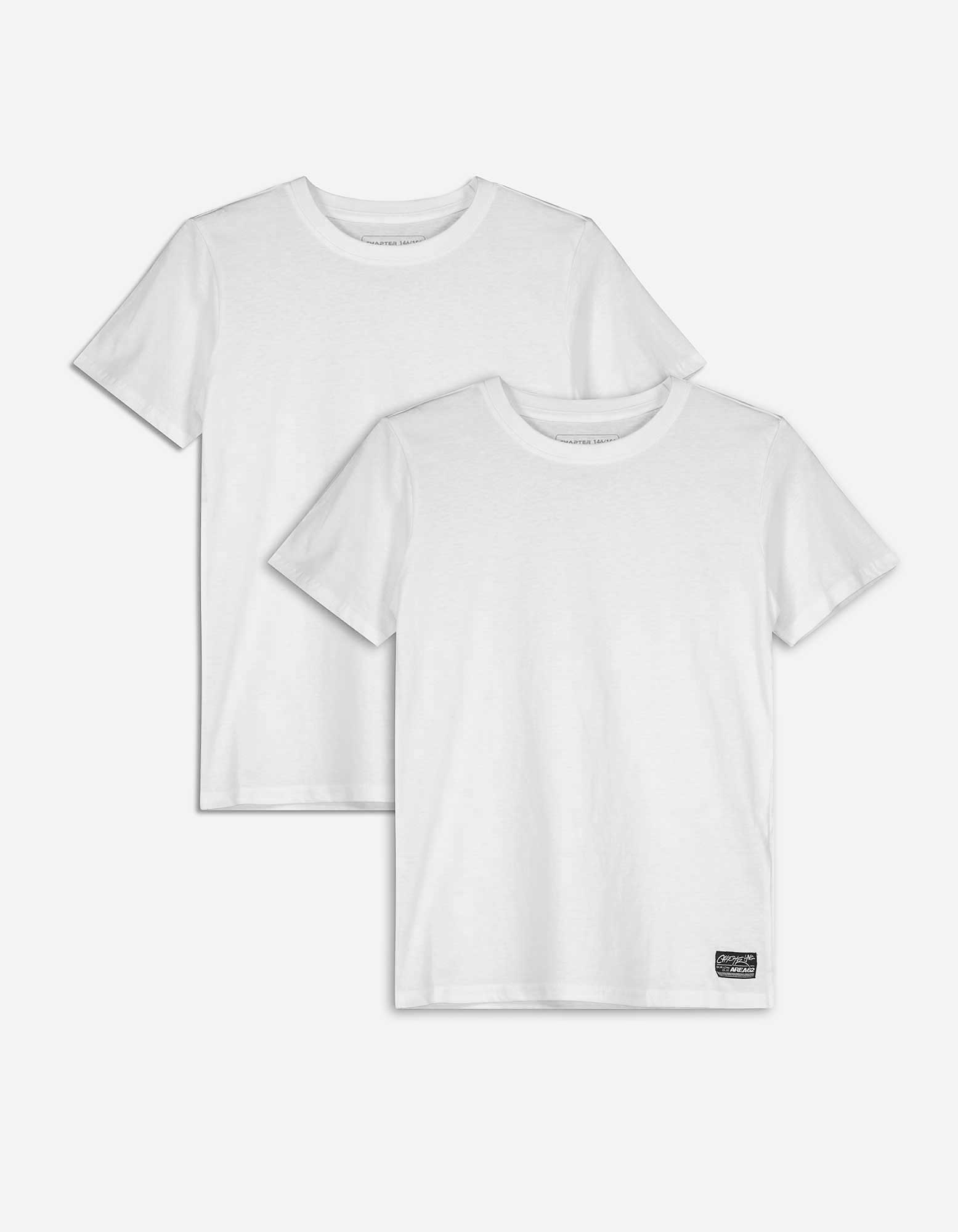 Kinder T-Shirt - 2er-Pack, Takko, weiß