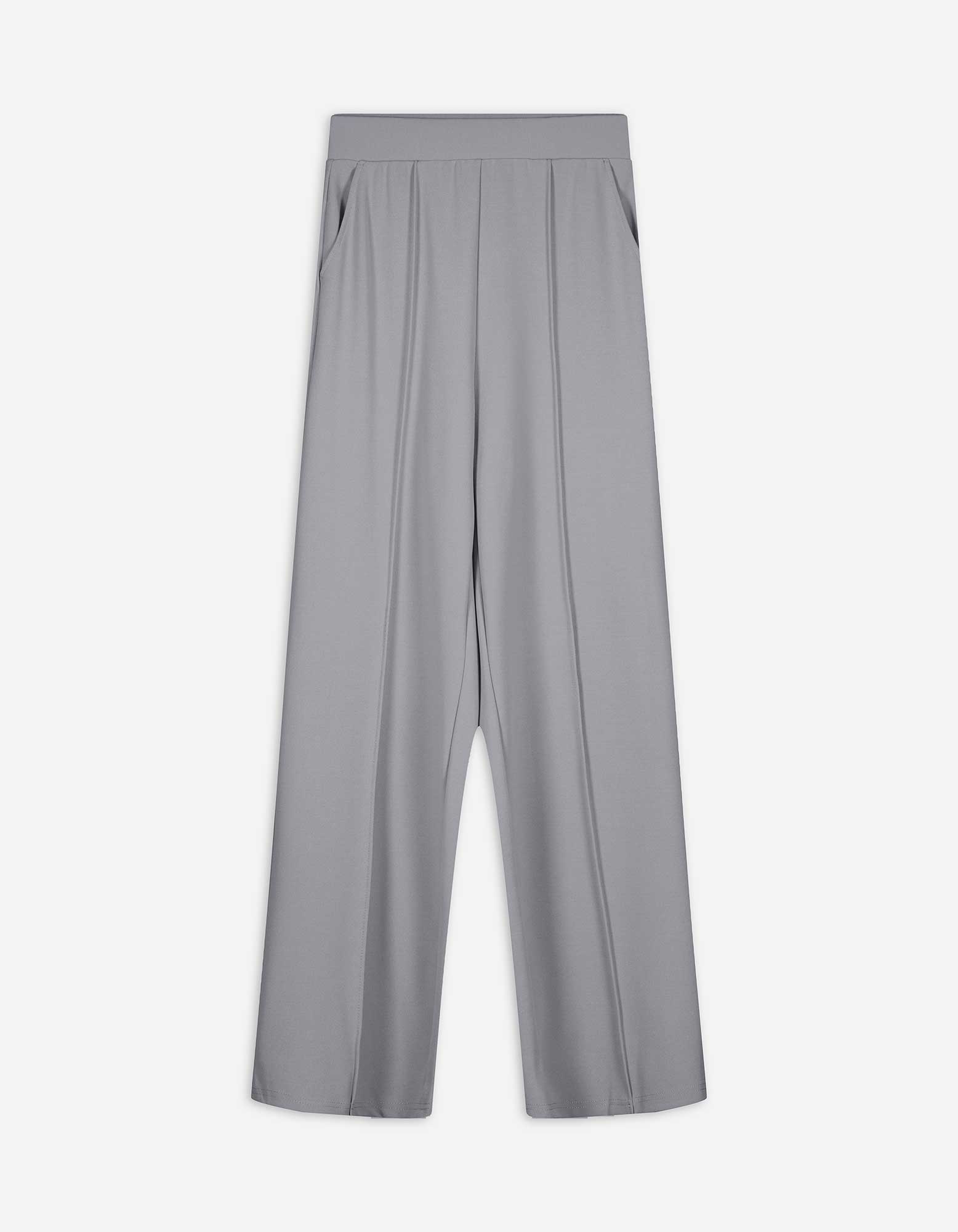 Damen Hose - Bundfalte, Takko, grau S