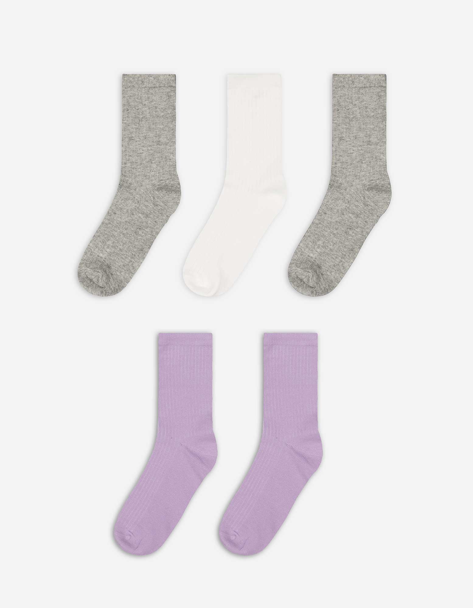 Kinder Socken - 5er-Pack, Takko, weiß 39-42