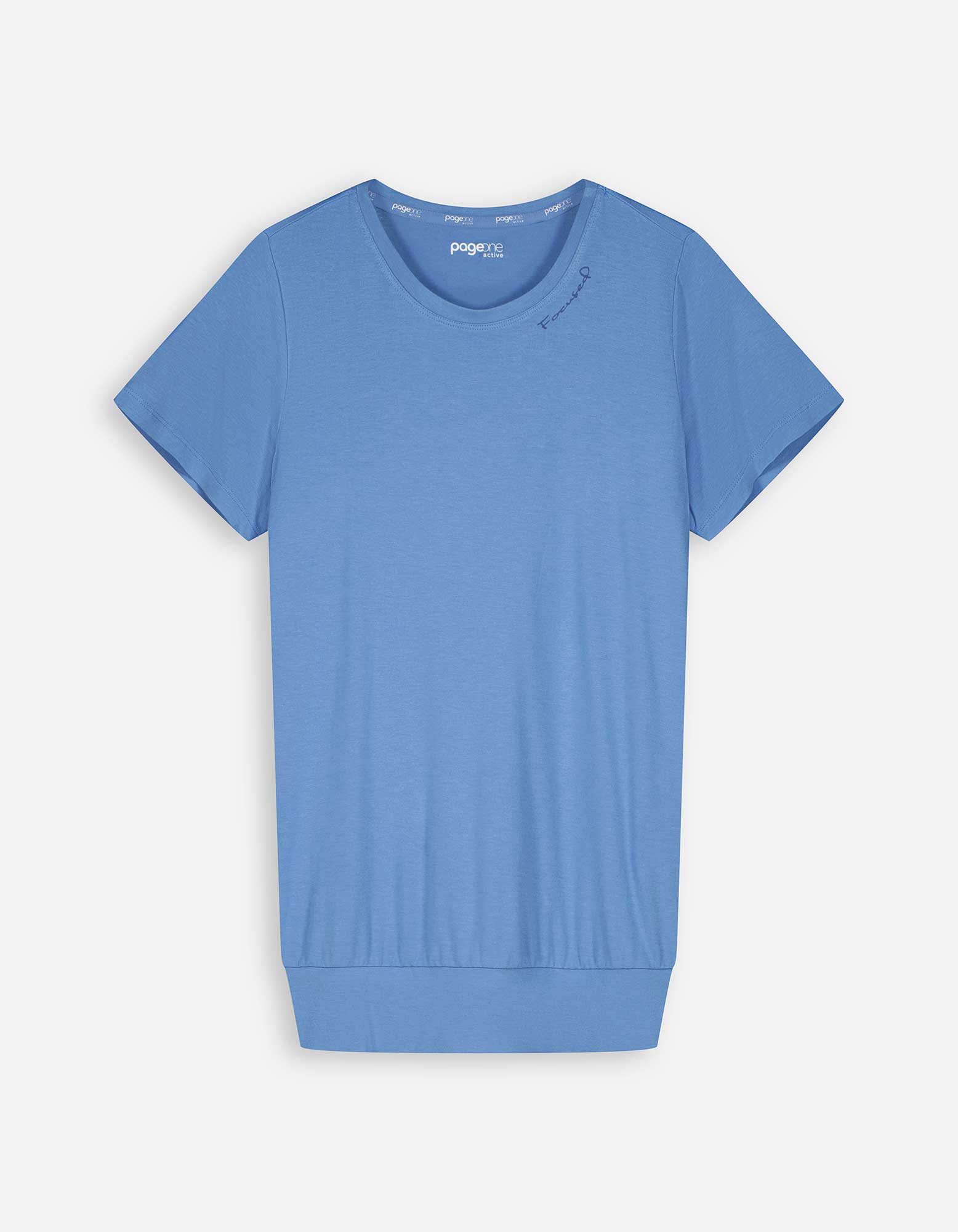 Damen T-Shirt - LENZING™ ECOVERO™, Takko, hellblau XS