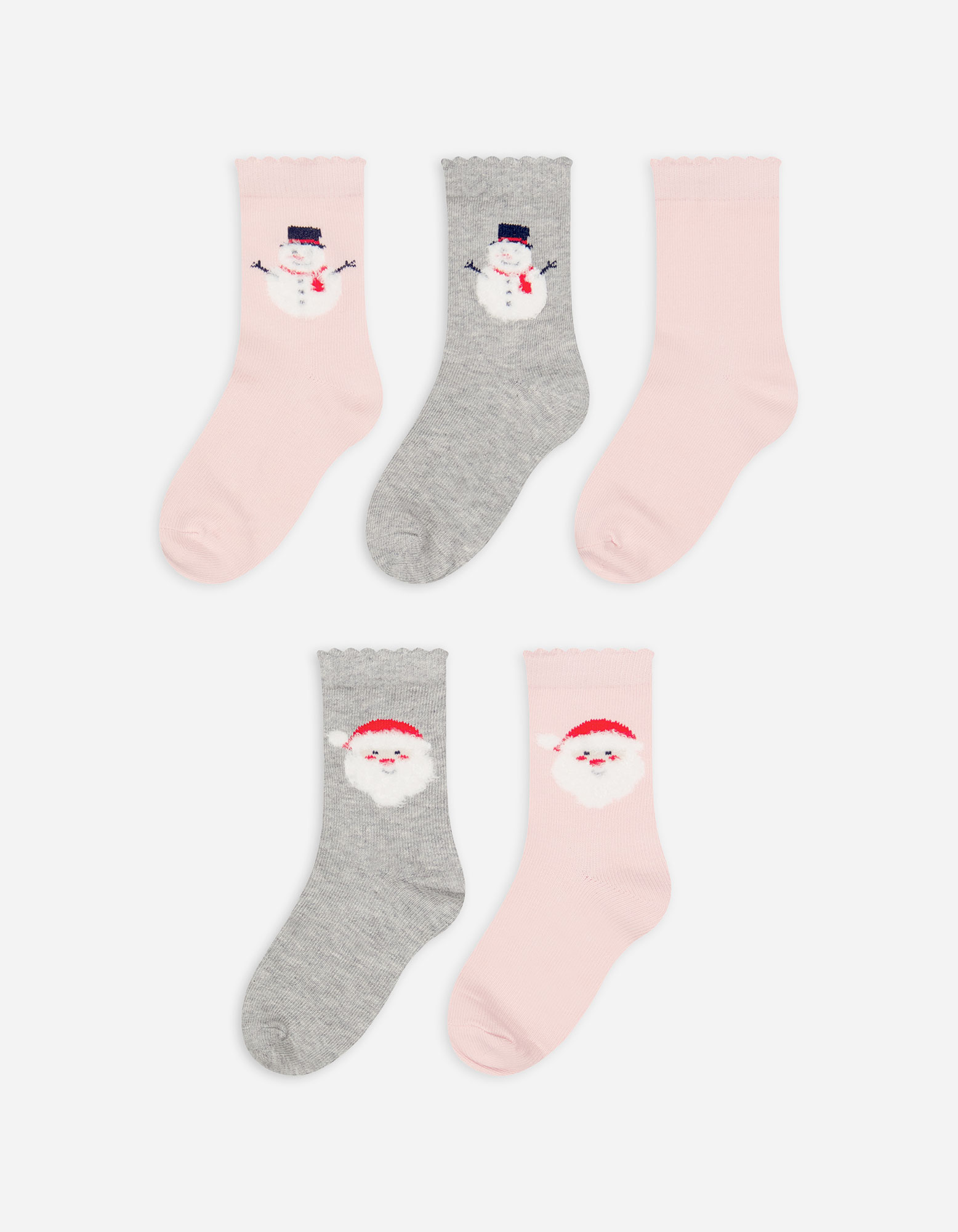 Kinder Socken - 5er-Pack, Takko, rosa