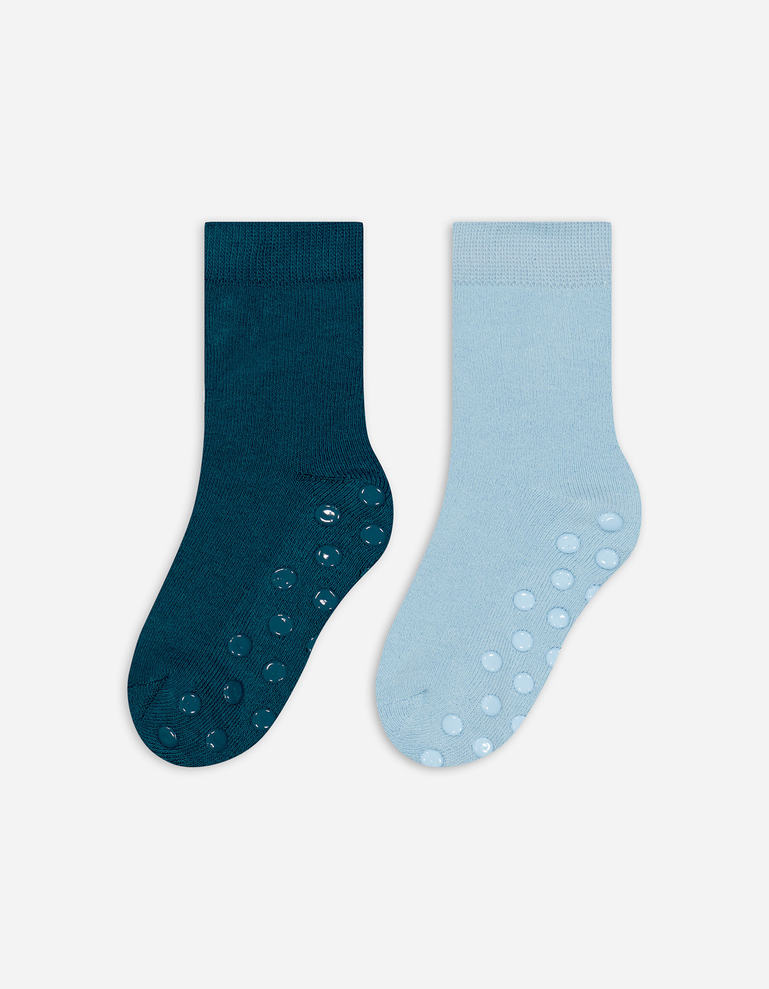 Kinder Stoppersocken - 2er-Pack, Takko, hellblau