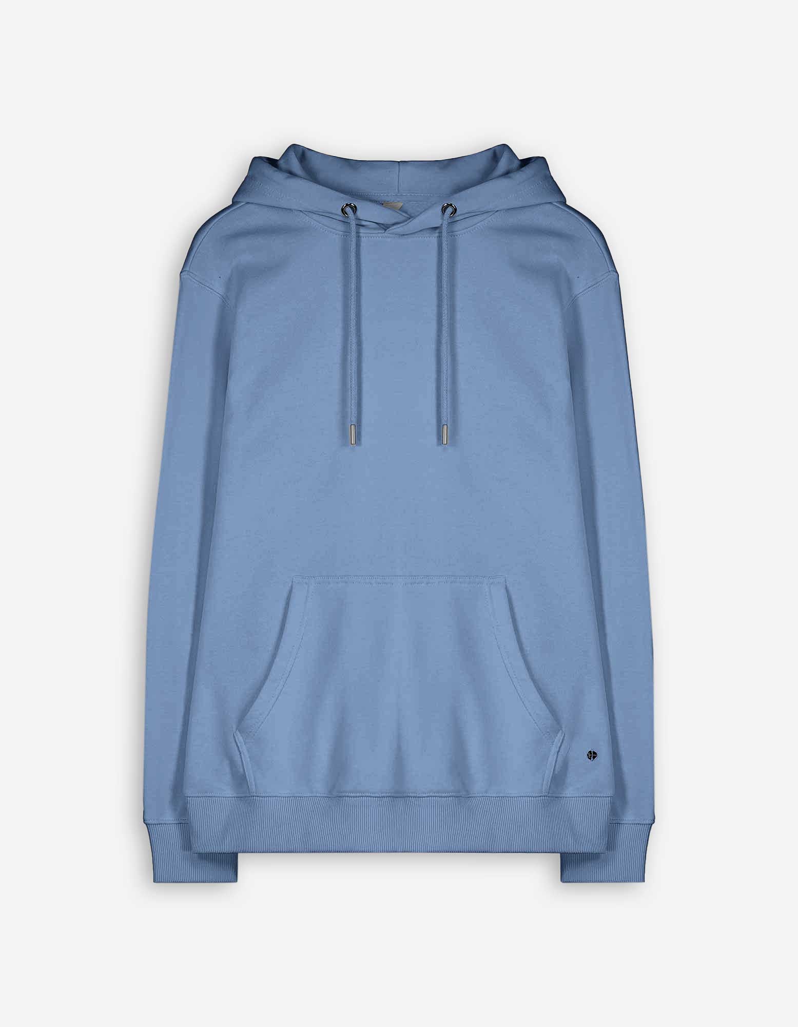 Damen Hoodie - Kangurutasche - hellblau, Takko, hellblau L