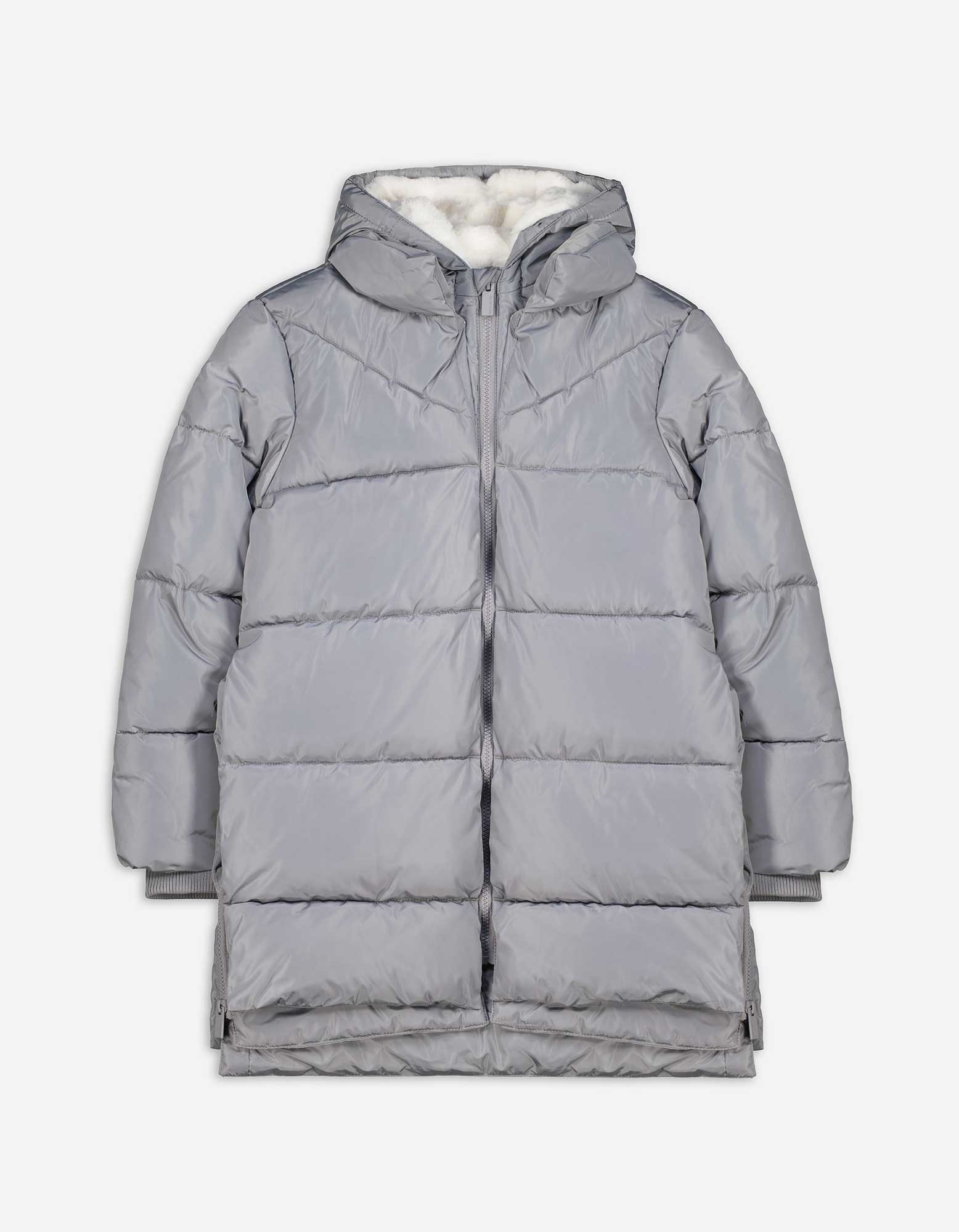 Kinder Parka - Polyester - grau, Takko, grau