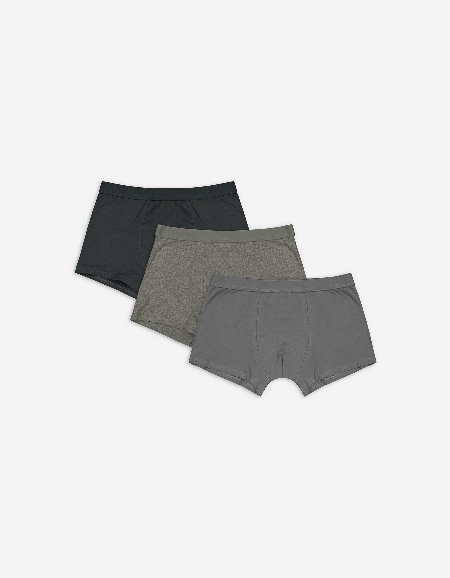 Herren Trunks - 3er-Pack, Takko, dunkelgrün XXL