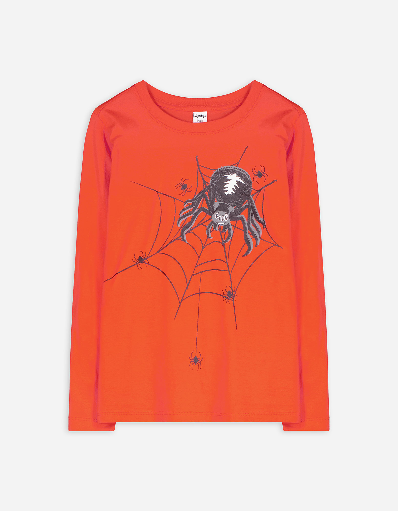 Kinder Langarmshirt - Halloween, Takko, orange