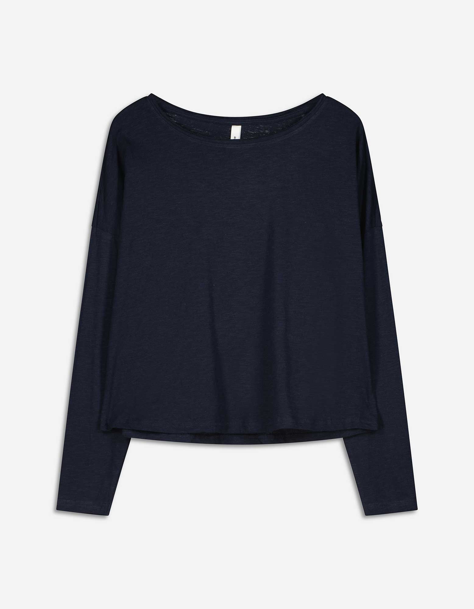 Damen Langarmshirt - Baumwolle, Takko, dunkelblau XS