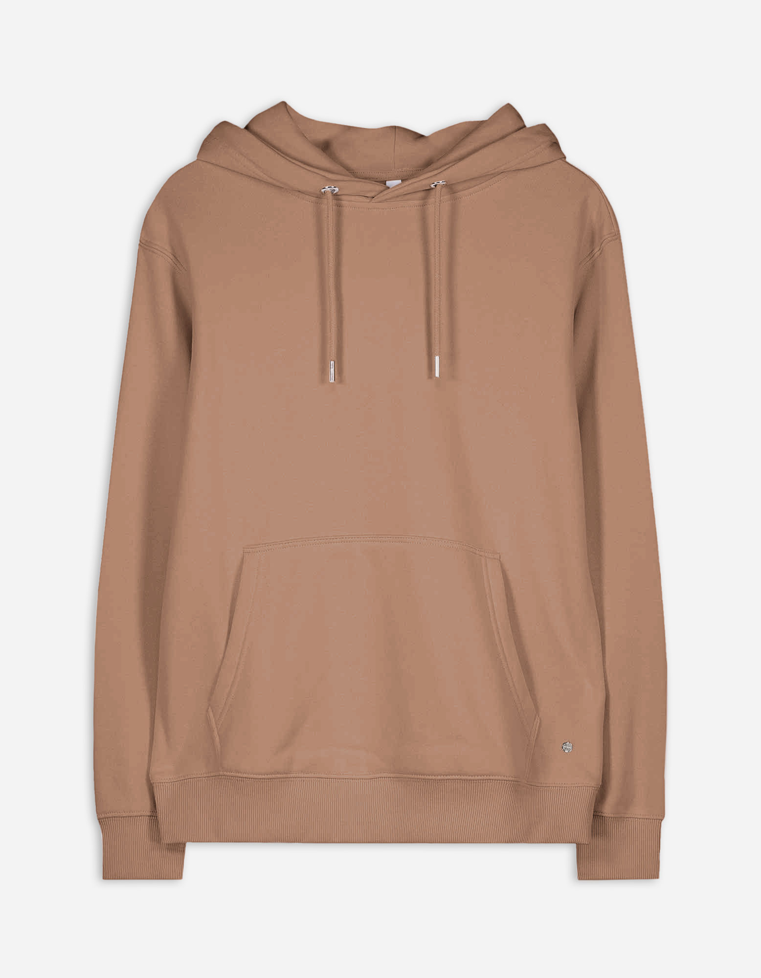 Damen Hoodie - einfarbig, Takko, beige XS