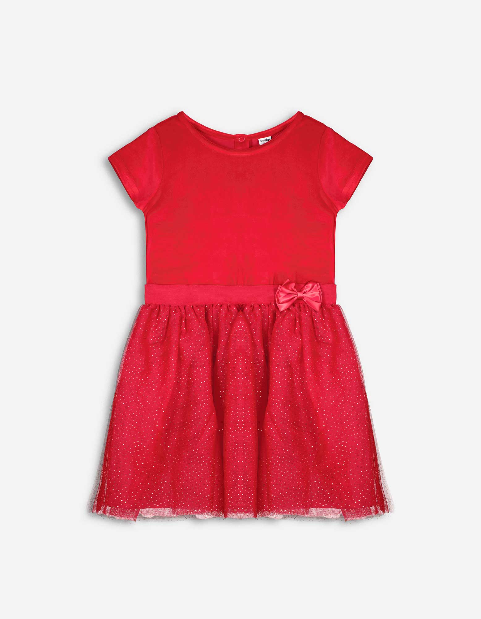 Baby Kleid - Samt - rot, Takko, rot