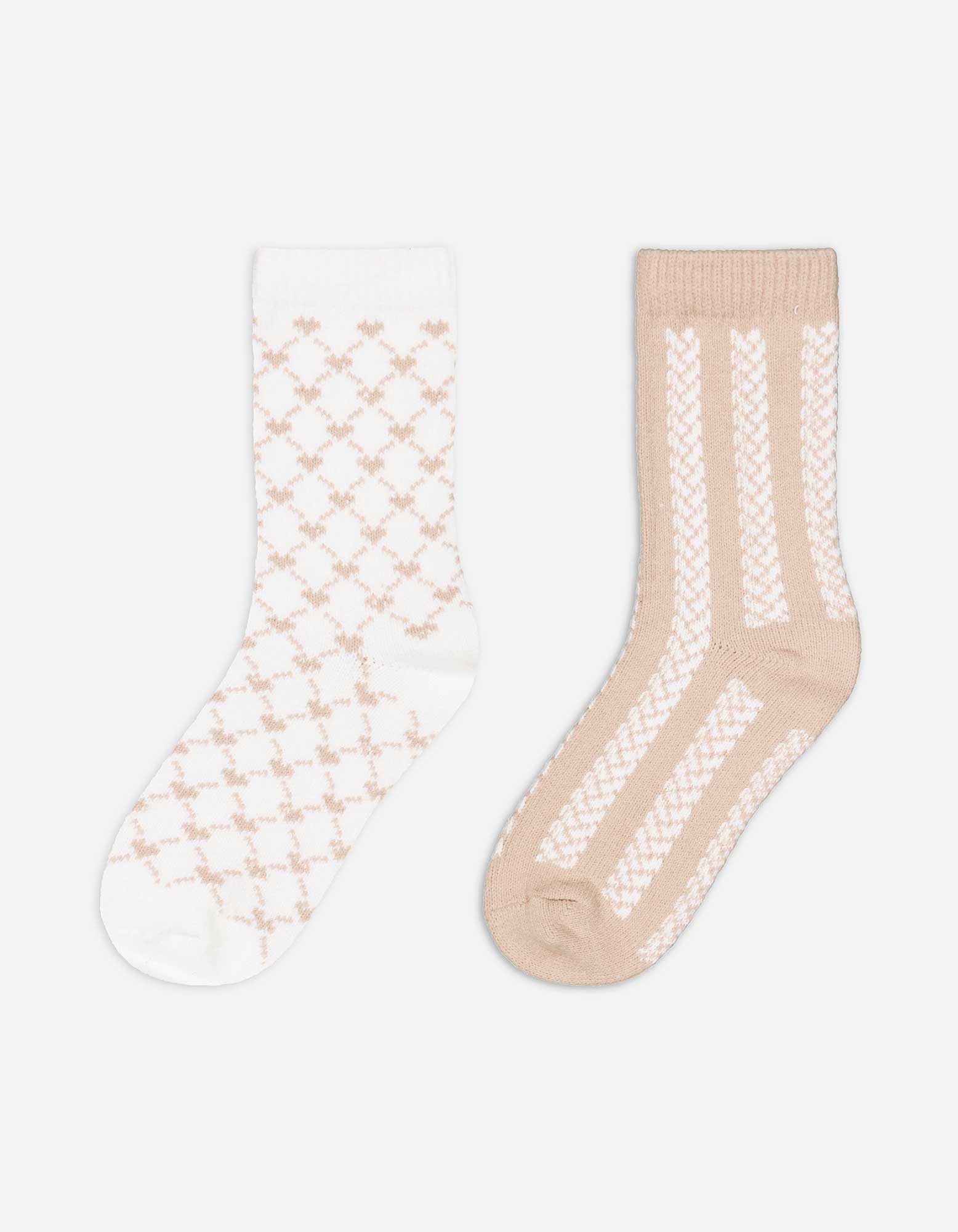 Damen Kuschelsocken - 2er-Pack, Takko, weiß 35-38