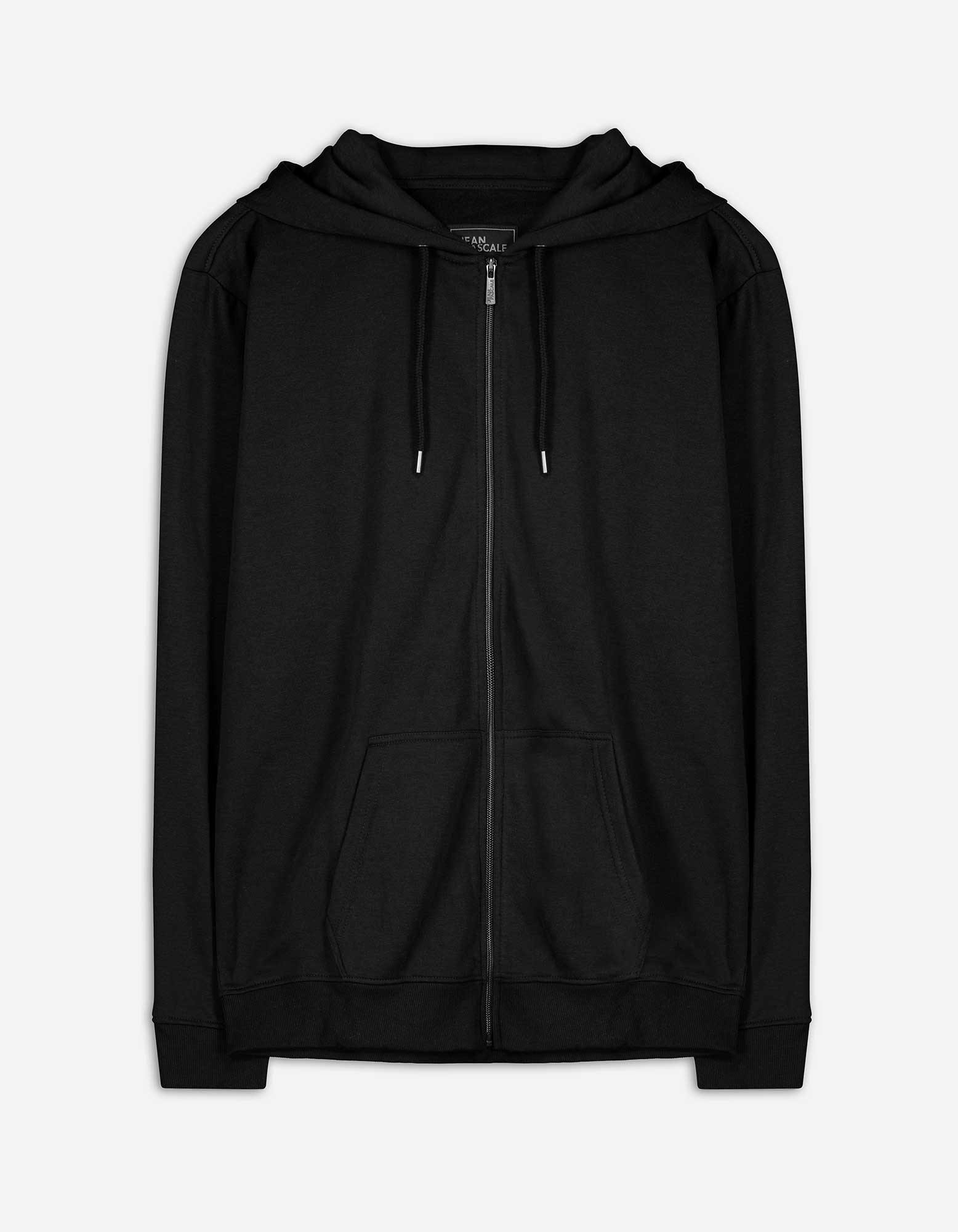 Herren Sweatjacke - Kapuze mit Tunnelzug - schwarz, Takko, schwarz M