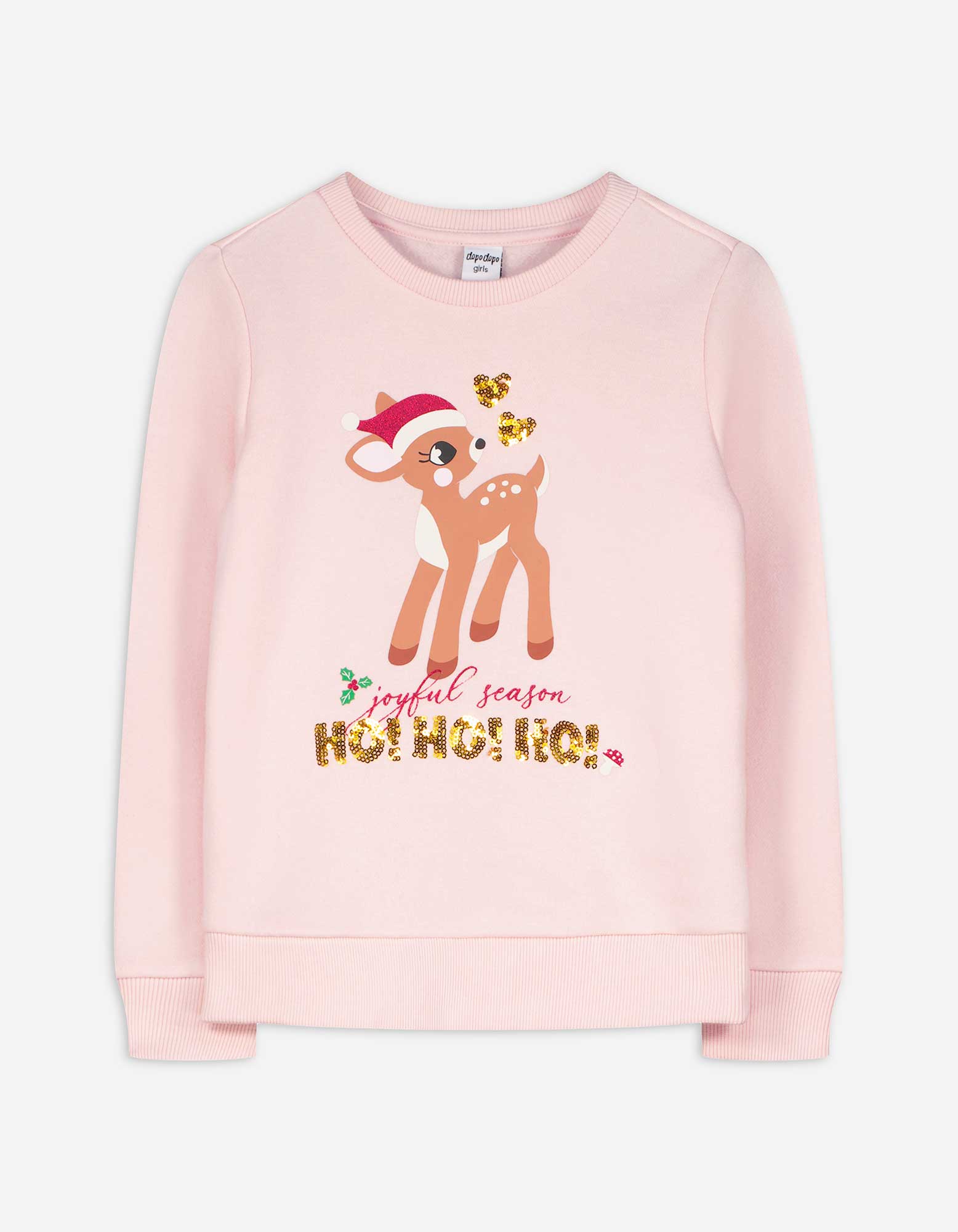 Kinder Sweatshirt - Paillettenbesatz, Takko, rosa