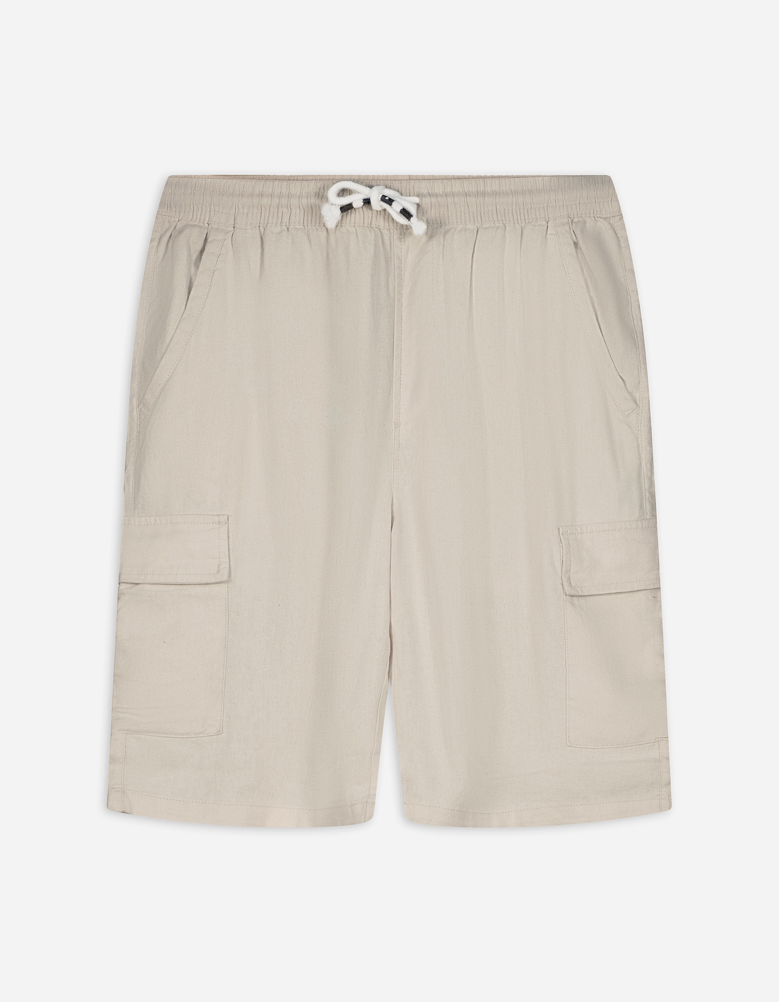 Herren Cargoshorts - Leinen-Mix, Takko, hellgrün S