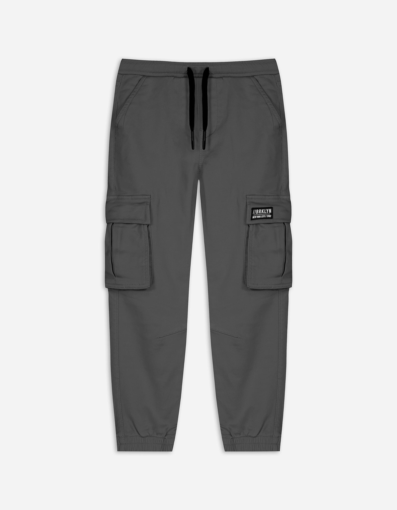 Kinder Cargohose - Straight Fit - dunkelgrau, Takko, dunkelgrau