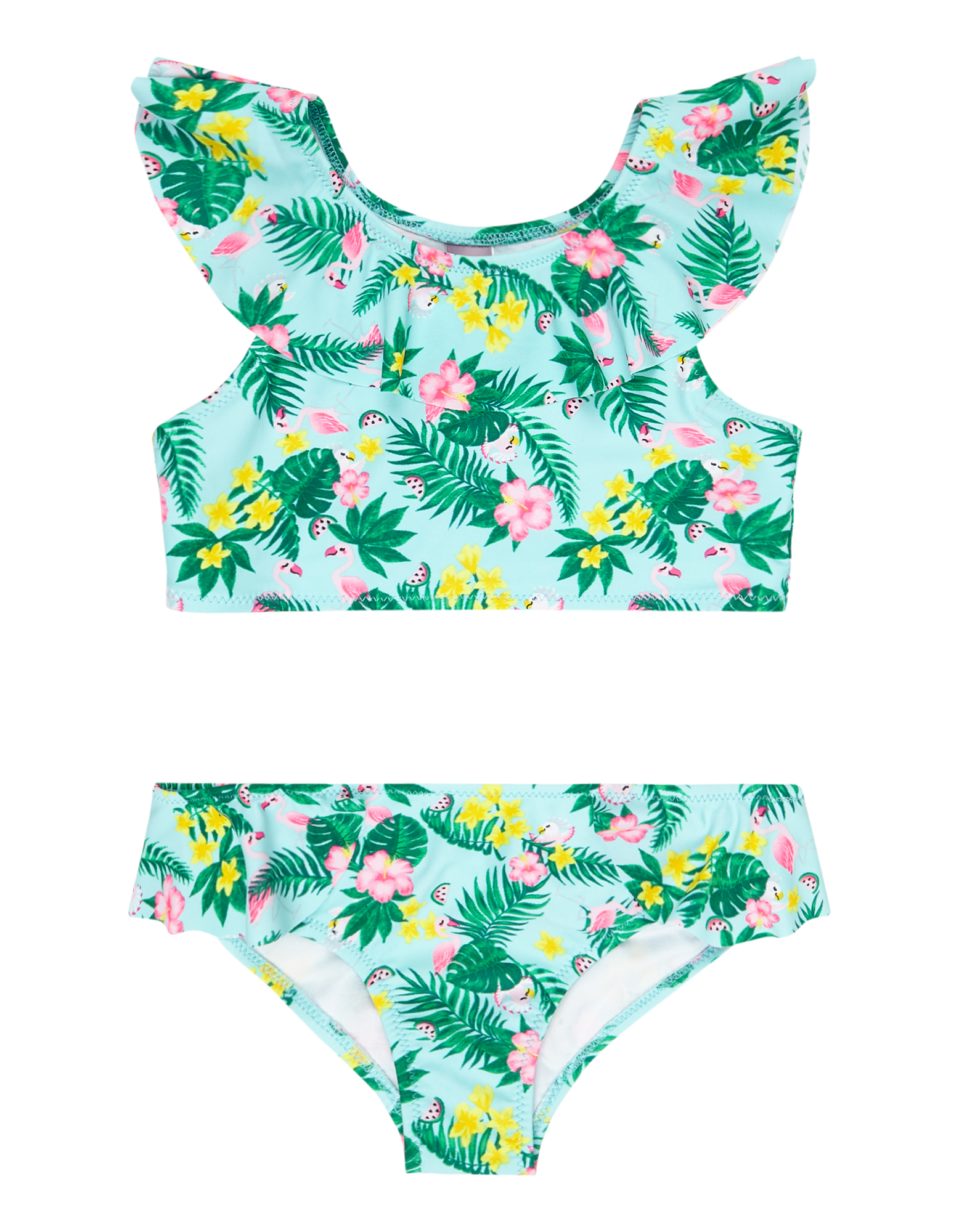 Mädchen Bikini mit Dschungel-Print - Takko Fashion