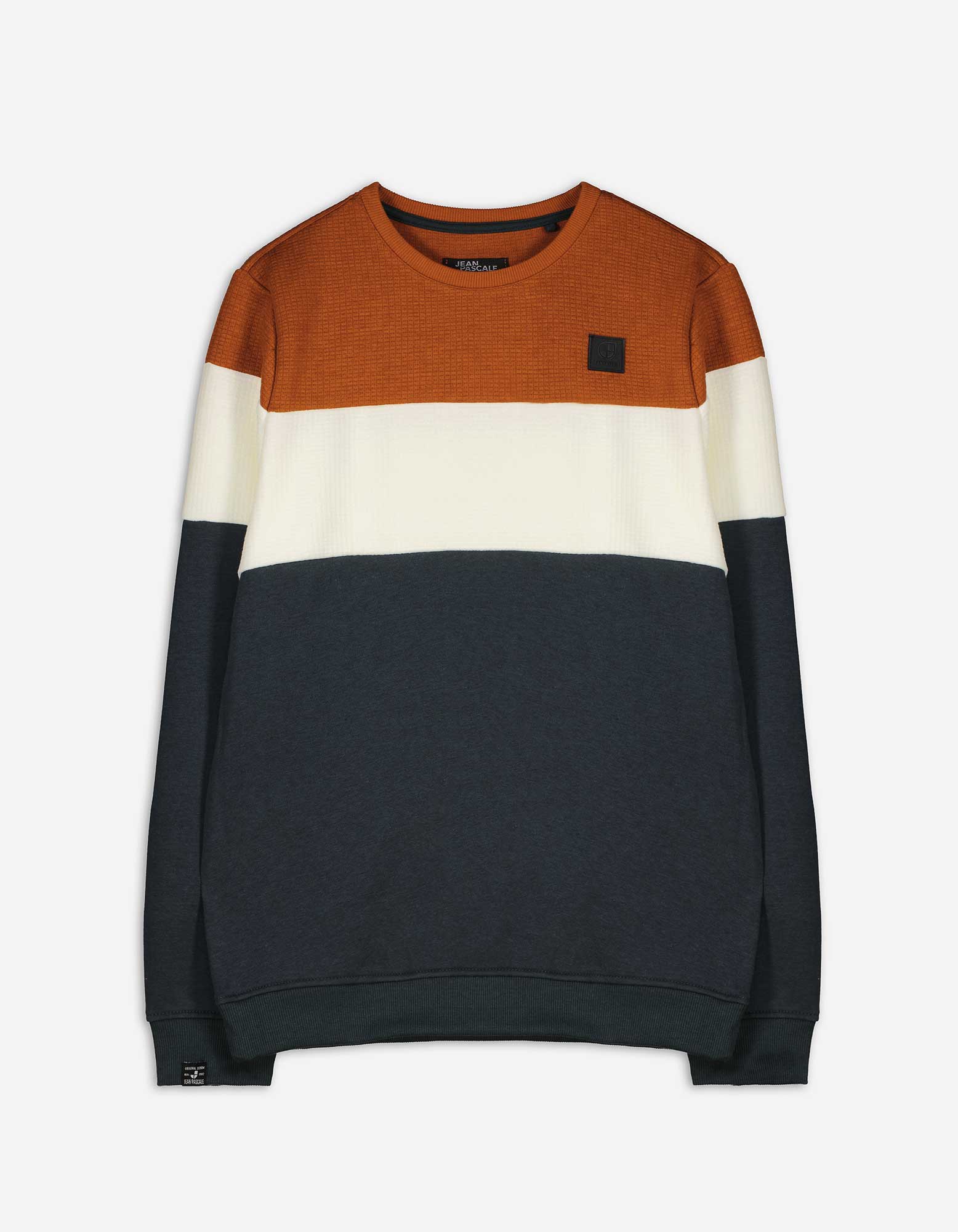 Herren Sweatshirt - Color-Blocking - dunkelgrün, Takko, dunkelgrün M