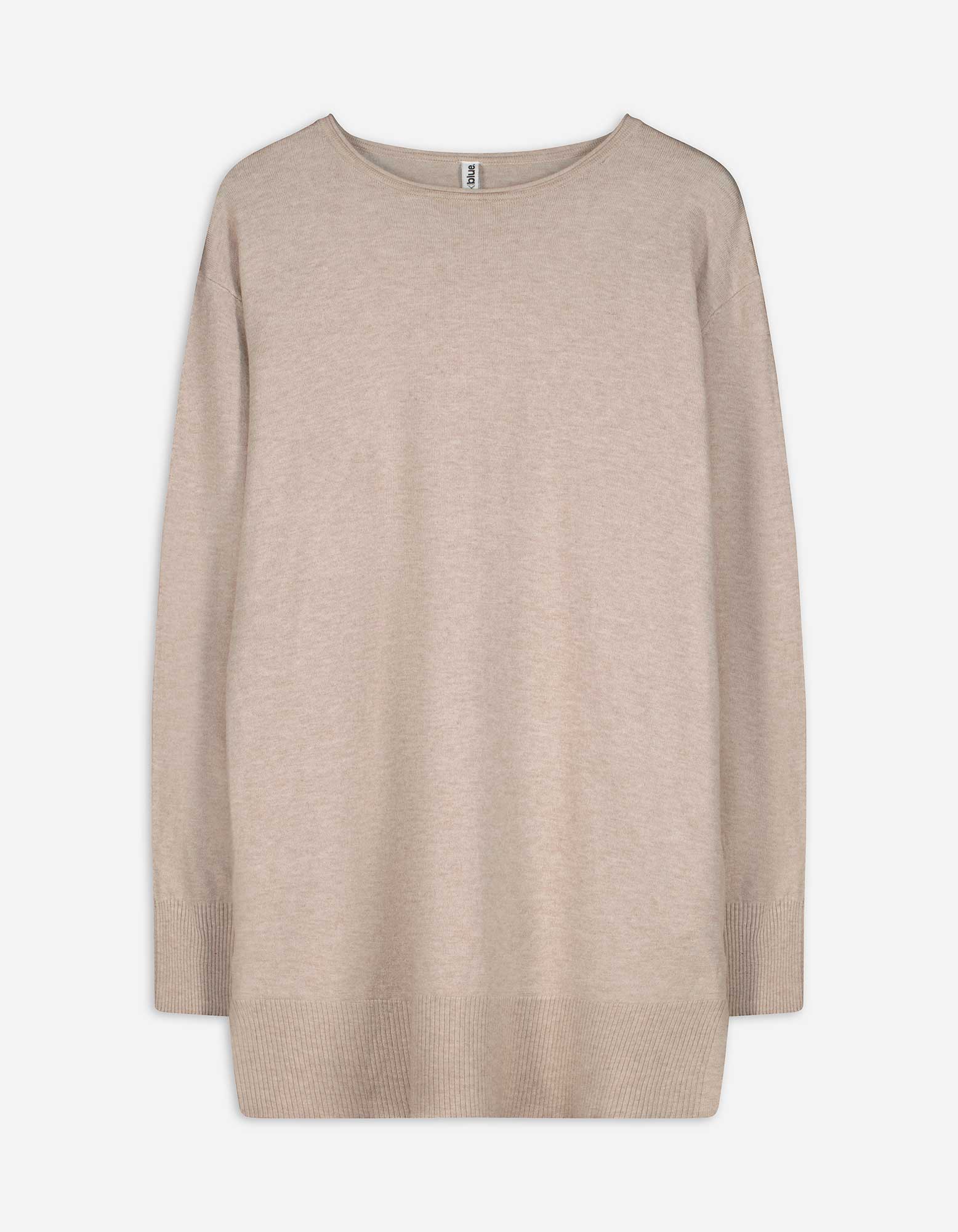 Damen Pullover - Seitenschlitz, Takko, beige, 50/52