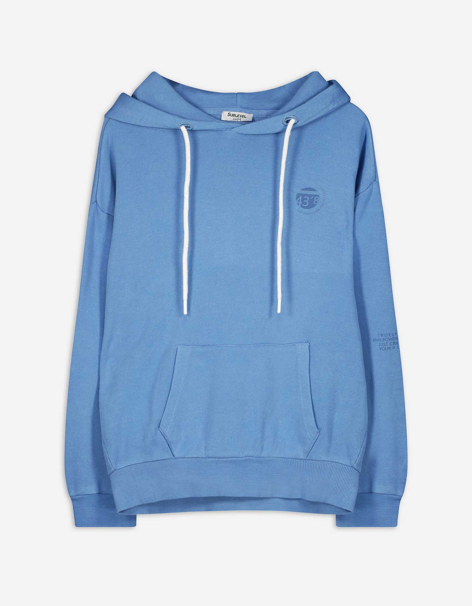 Damen Hoodie - Used-Look, Takko, hellblau M