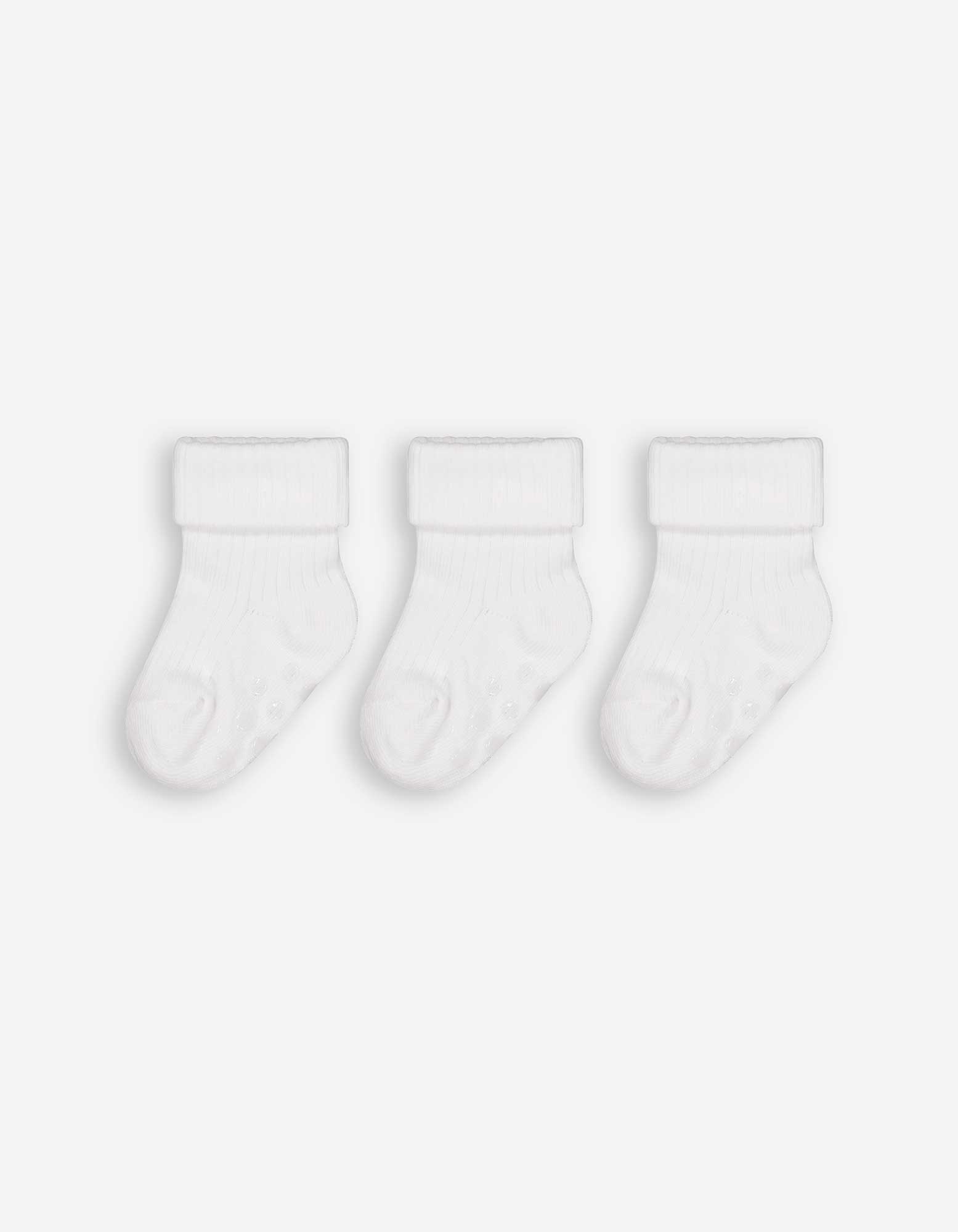 Baby Socken - 3er-Pack, Takko, weiß