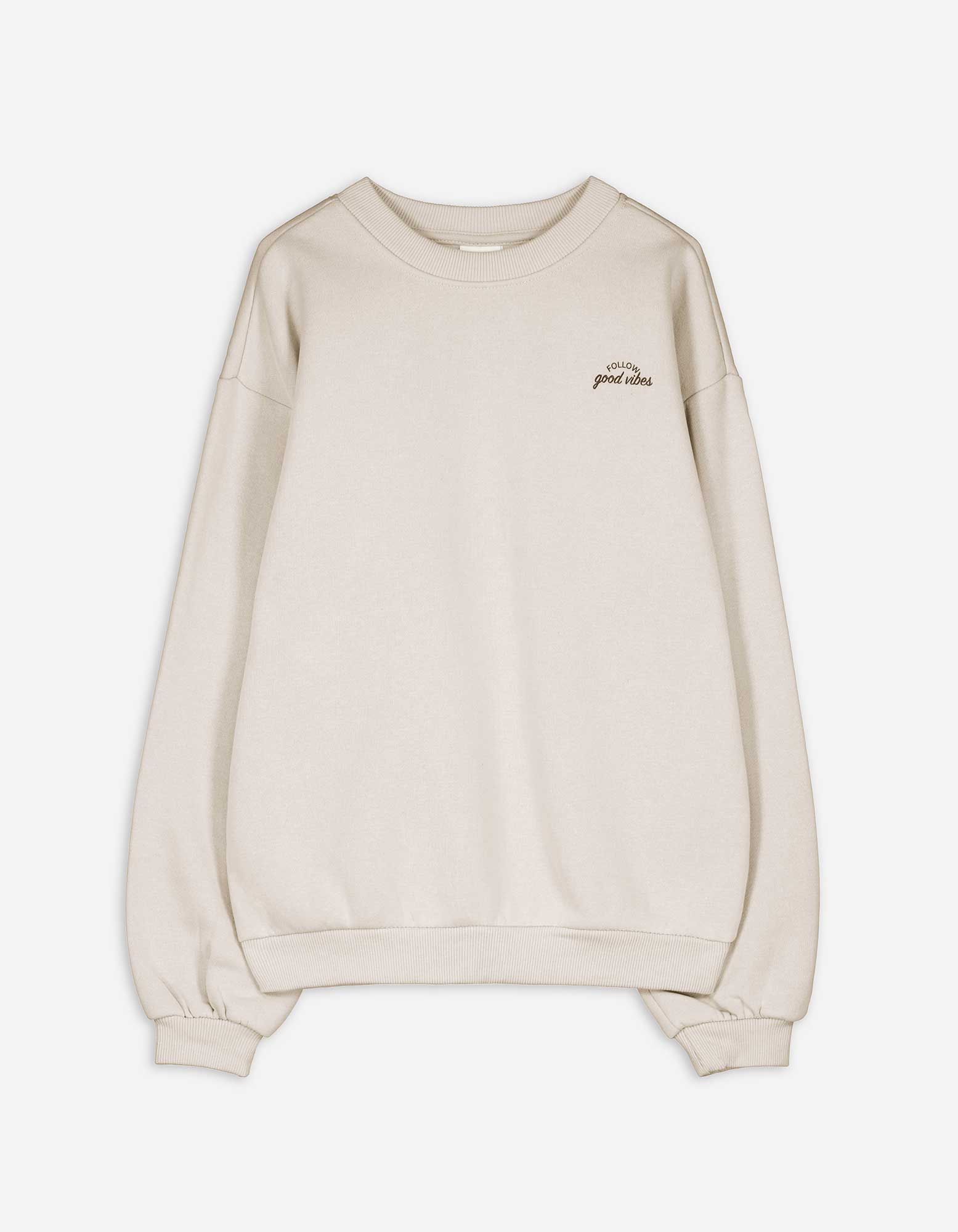 Kinder Sweatshirt - Basic - weiß, Takko, weiß