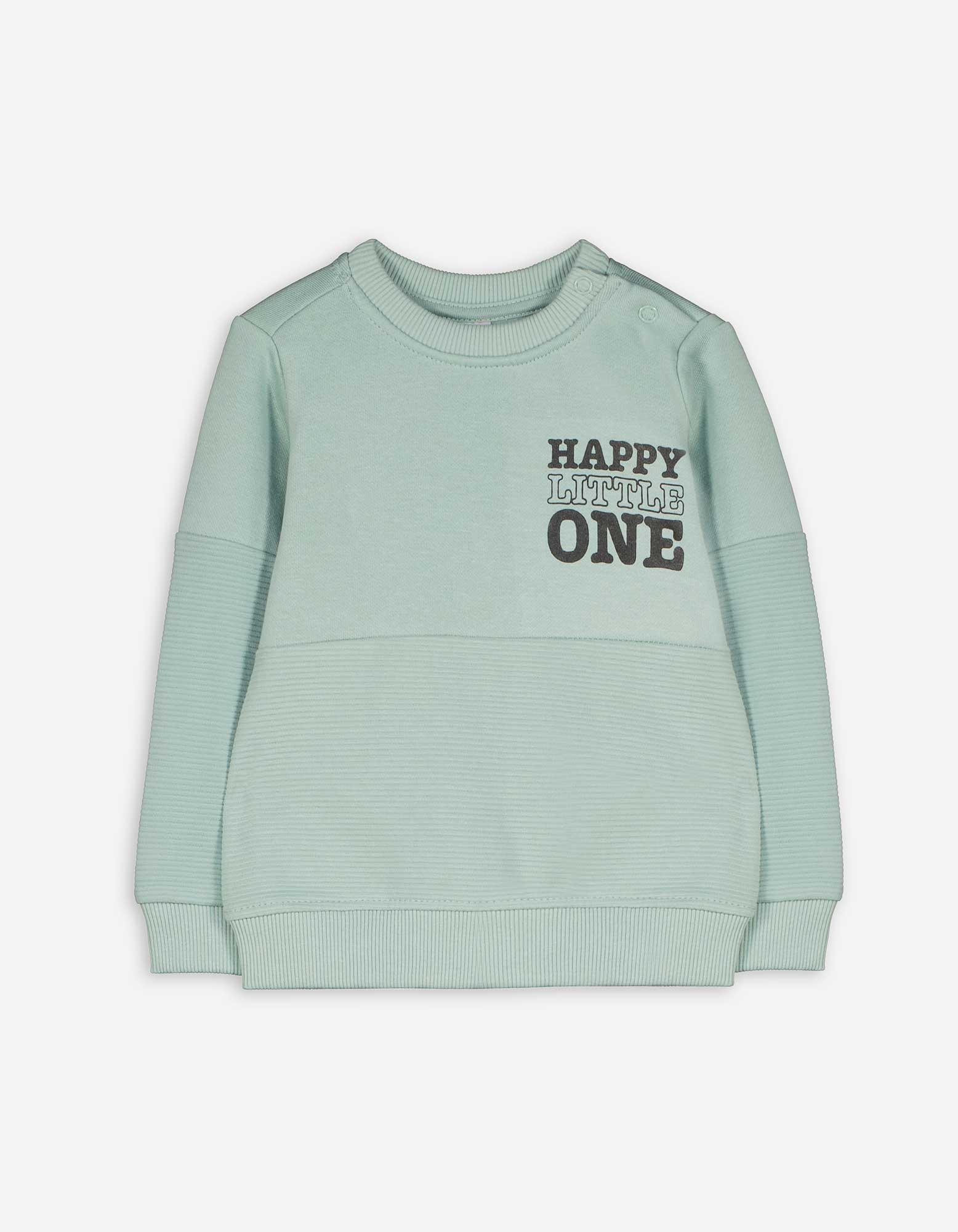 Baby Sweatshirt - Frontprint - hellgrün, Takko, hellgrün