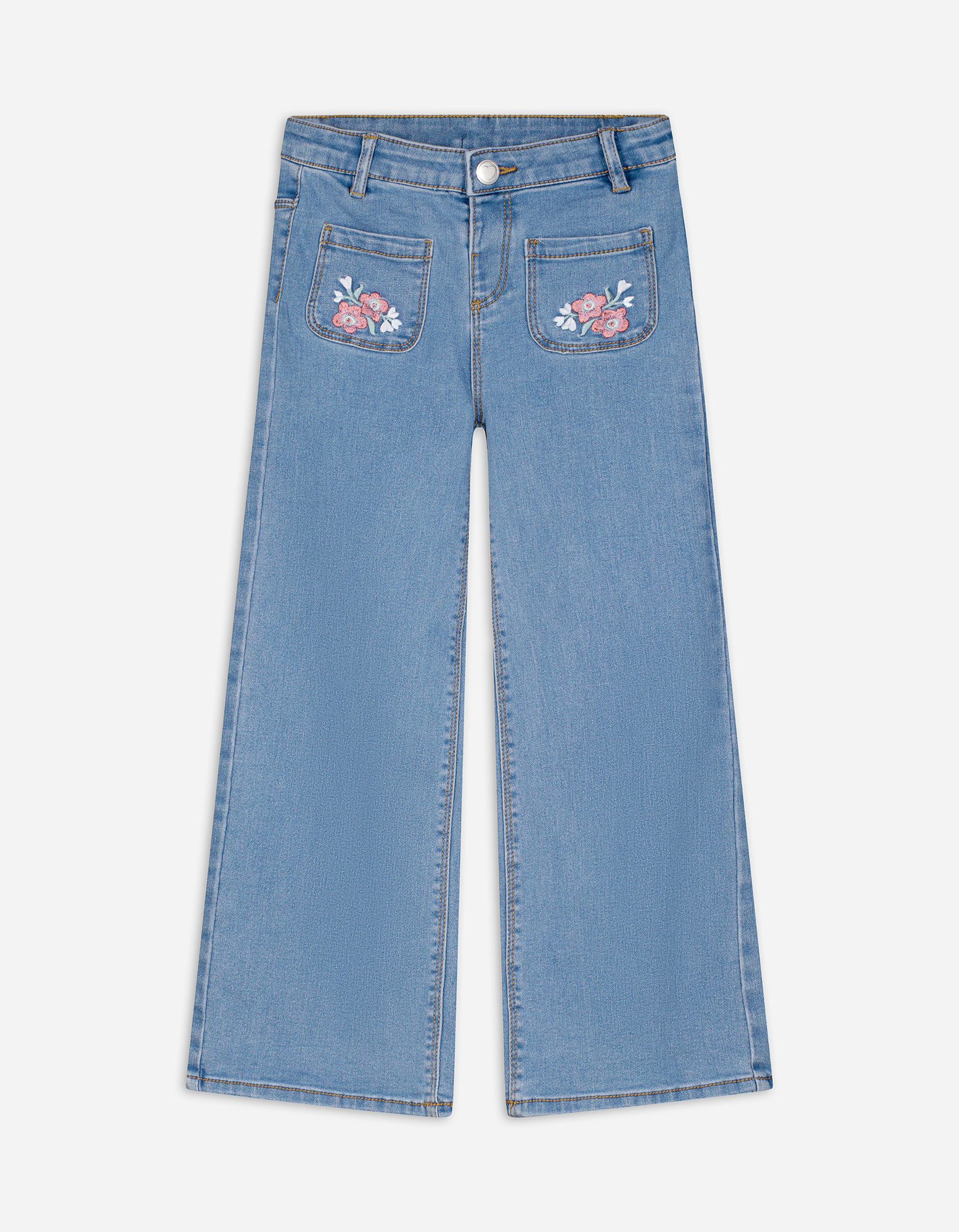 Kinder Jeans - Weites Bein - blau, Takko, blau