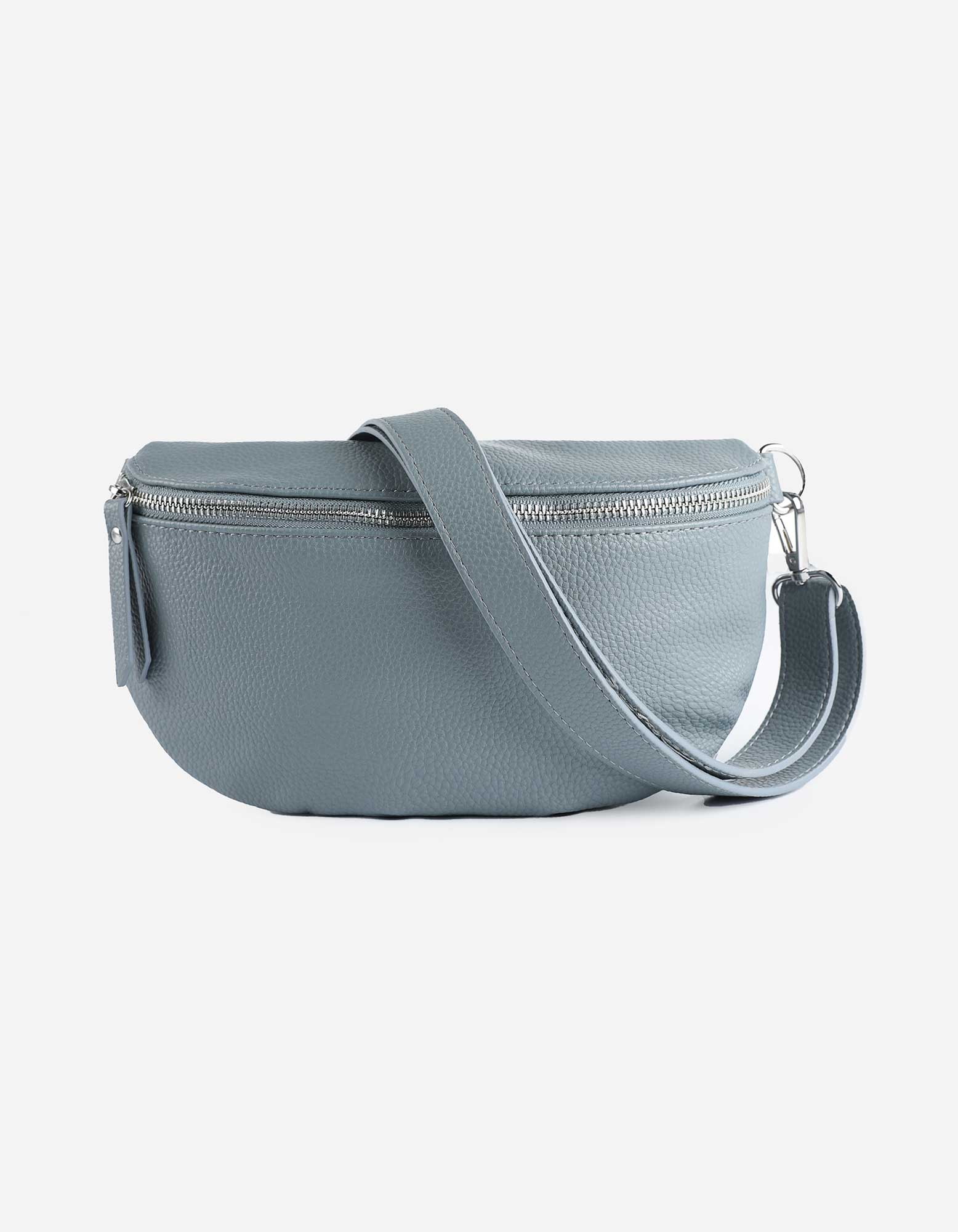 Damen Bauchtasche - Lederoptik, Takko, türkis onesize