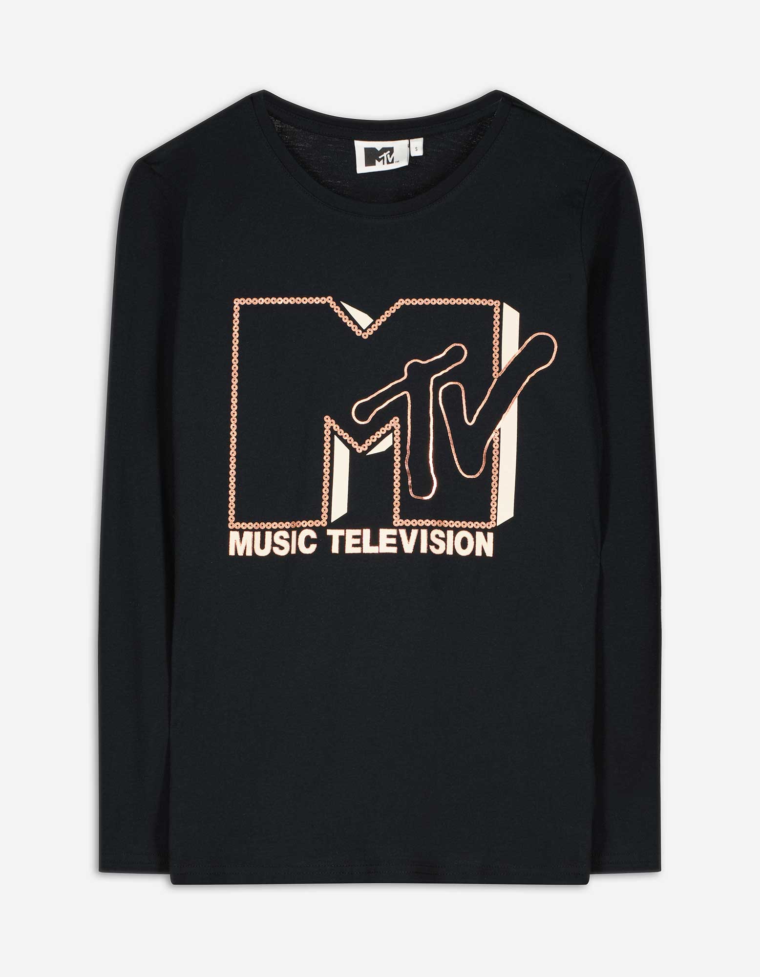 Damen Langarmshirt - MTV, Takko, schwarz M