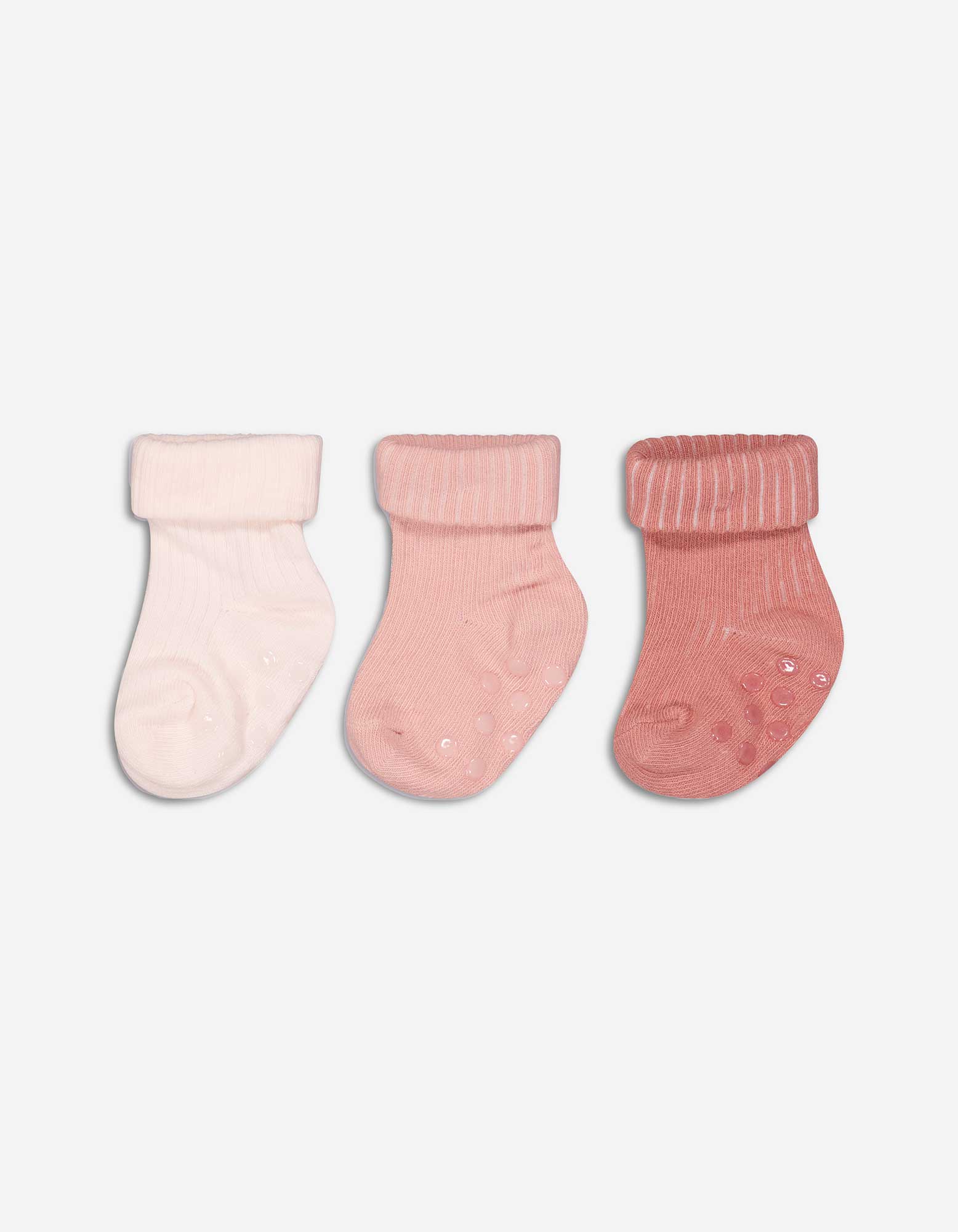 Baby Socken - 3er-Pack, Takko, rosa