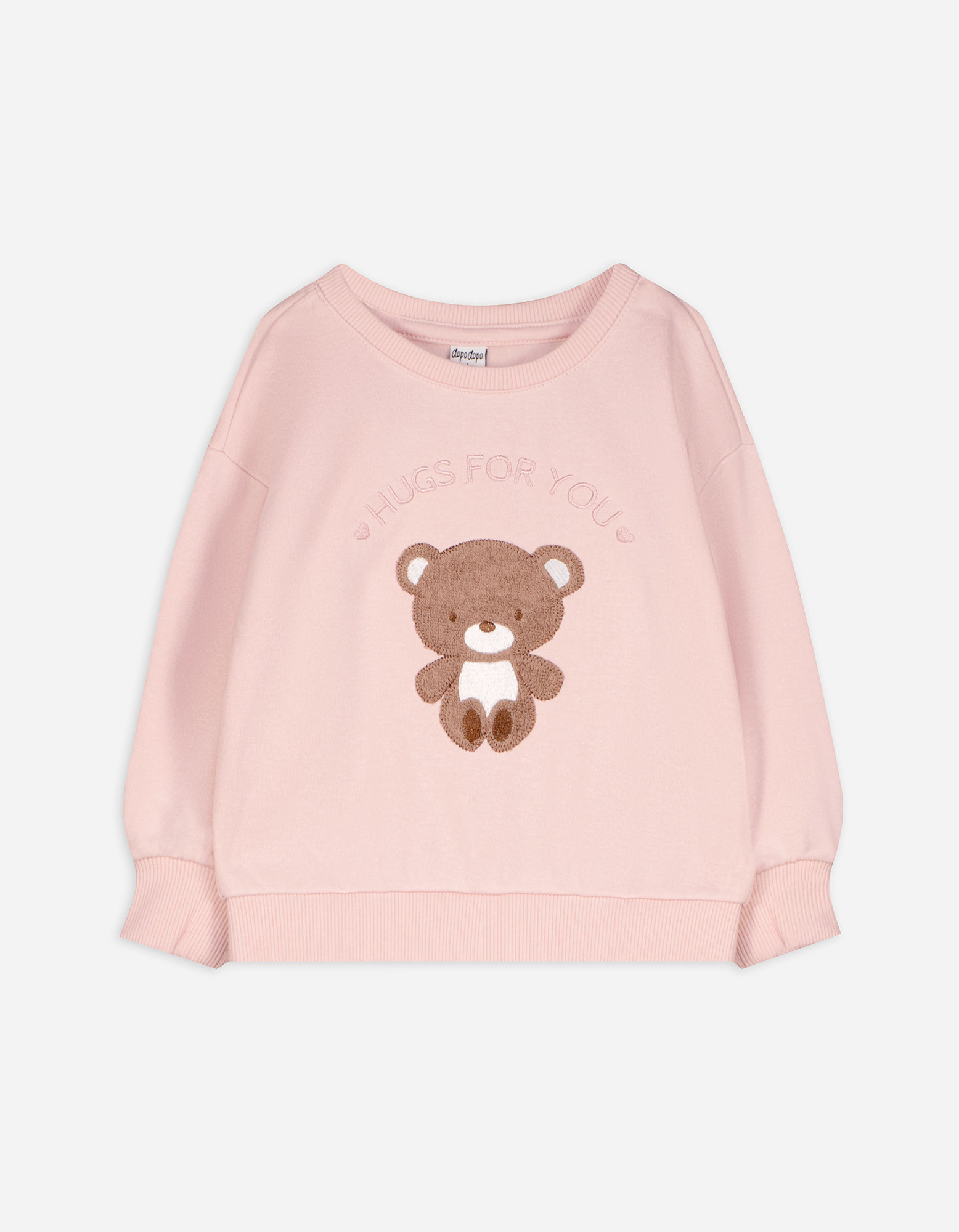 Baby Sweatshirt - Stickereien - rosa, Takko, rosa