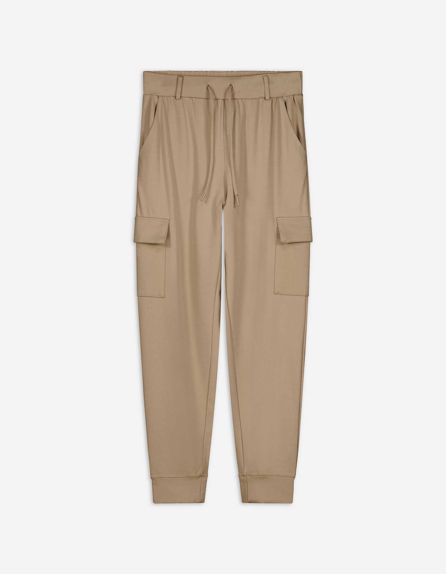 Damen Jogpants - Aufgesetze Taschen - beige, Takko, beige S